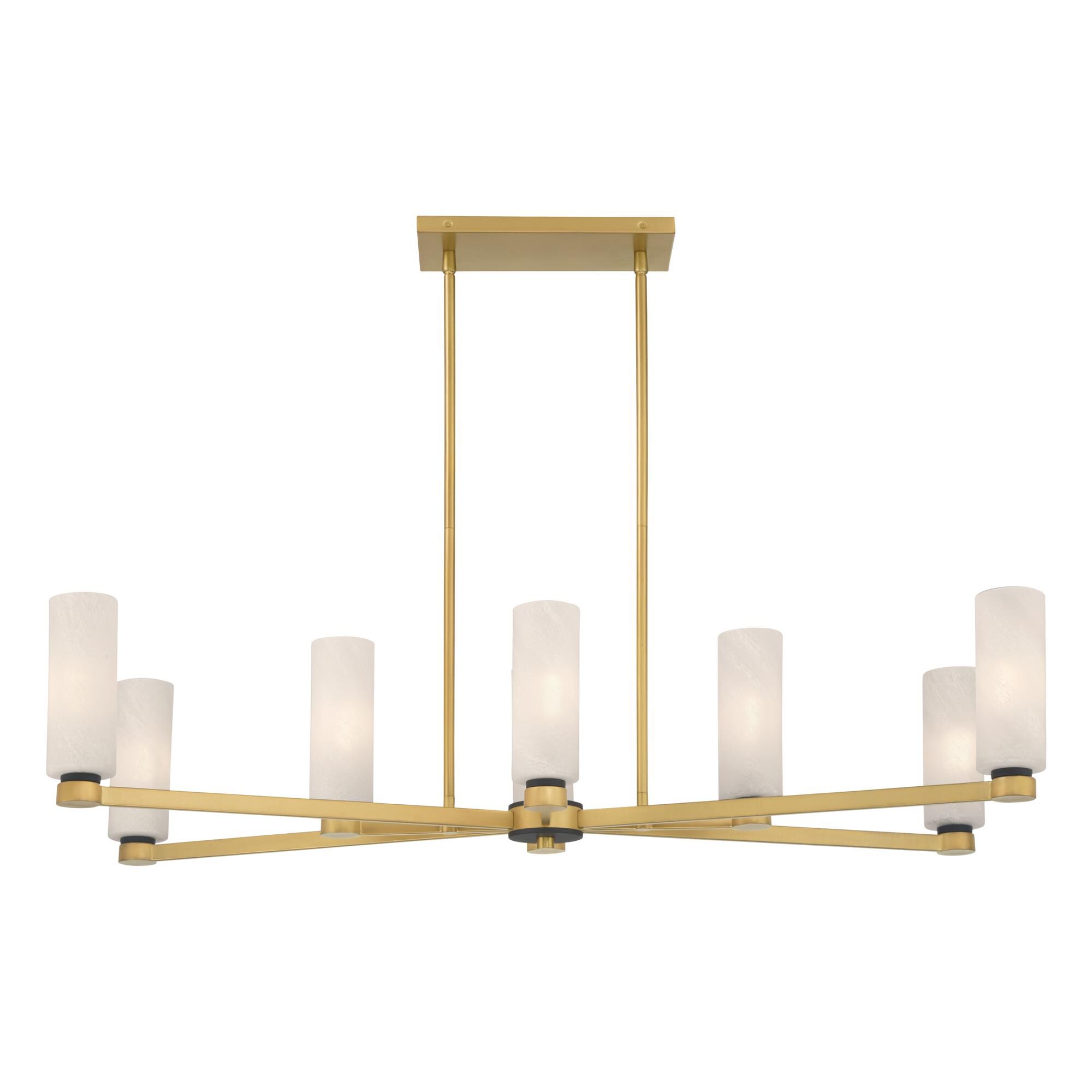 Shown in Legacy Brass finish and Etched Alabaster glass