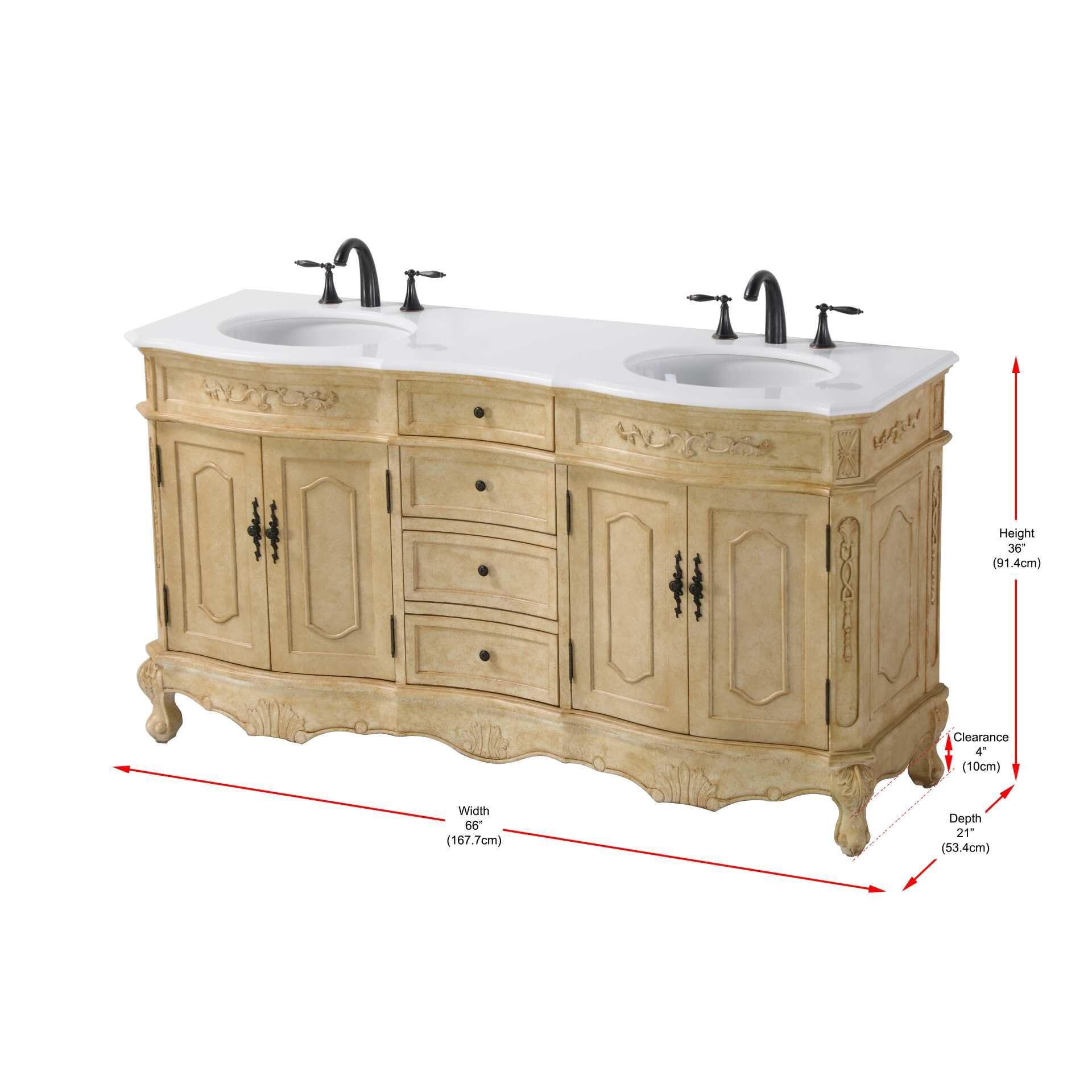 Shown in Antique Beige finish