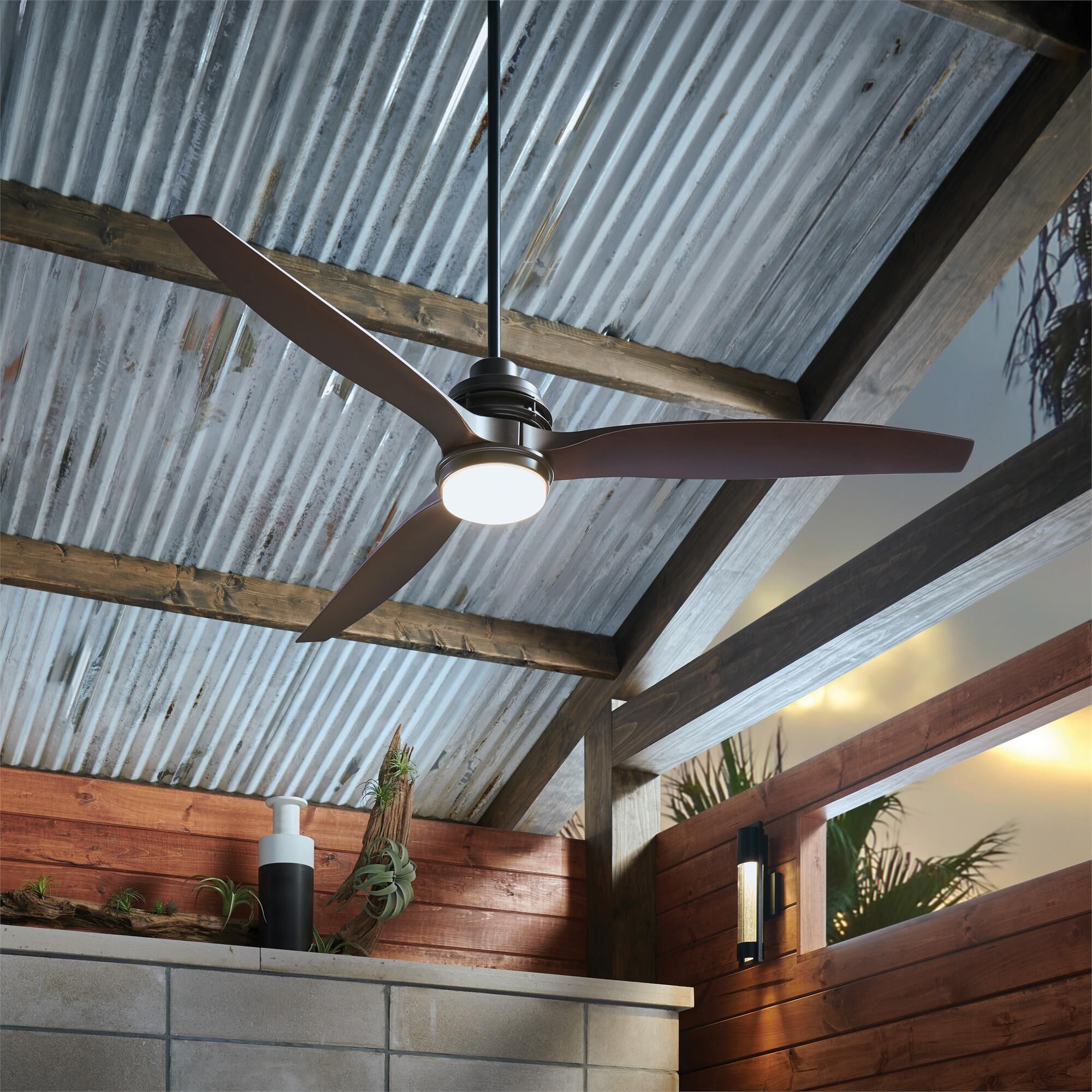 Artiste 60 Inch Ceiling Fan with Light Kit,