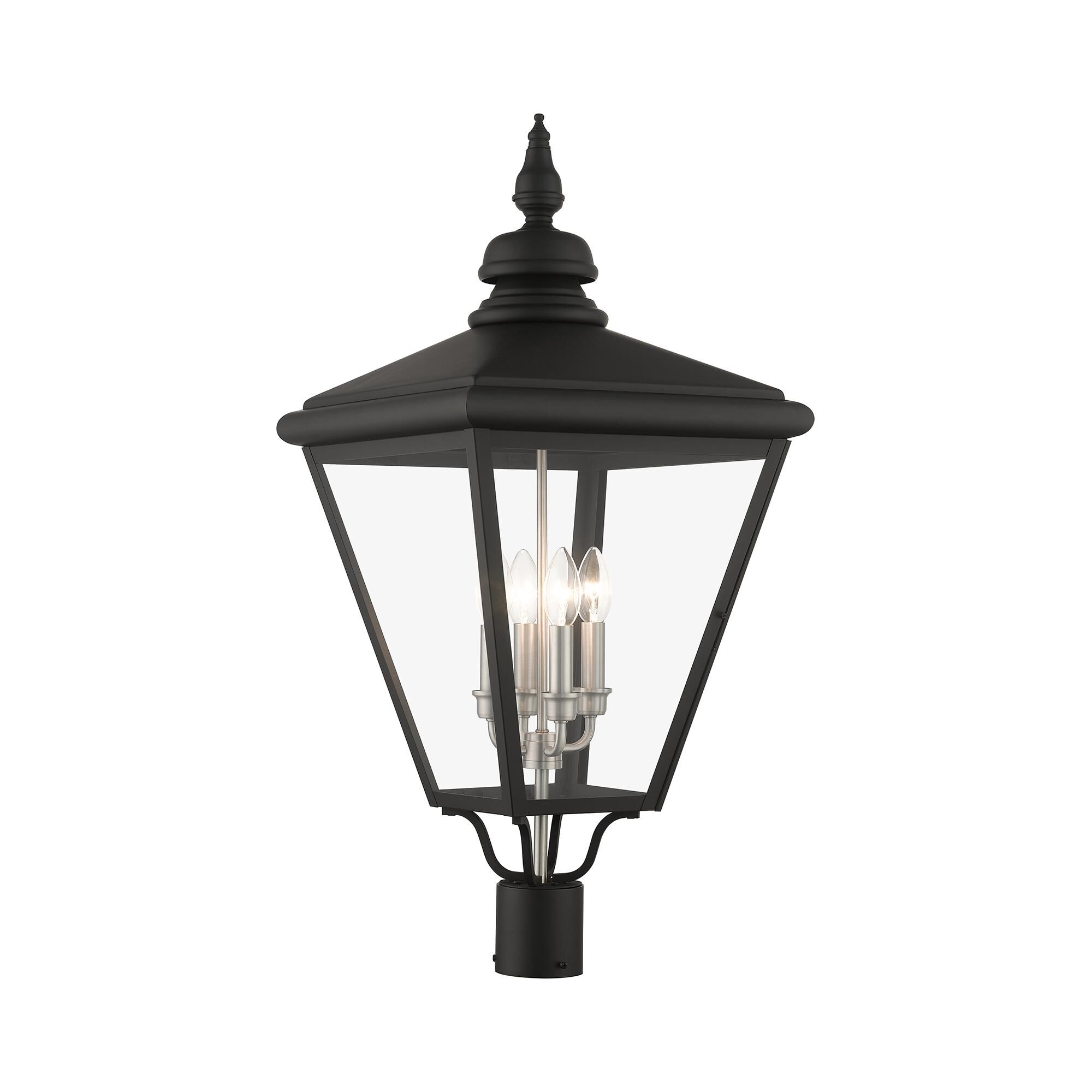 Adams 31 Inch Tall 4 Light Outdoor Post Lamp by Livex Lighting