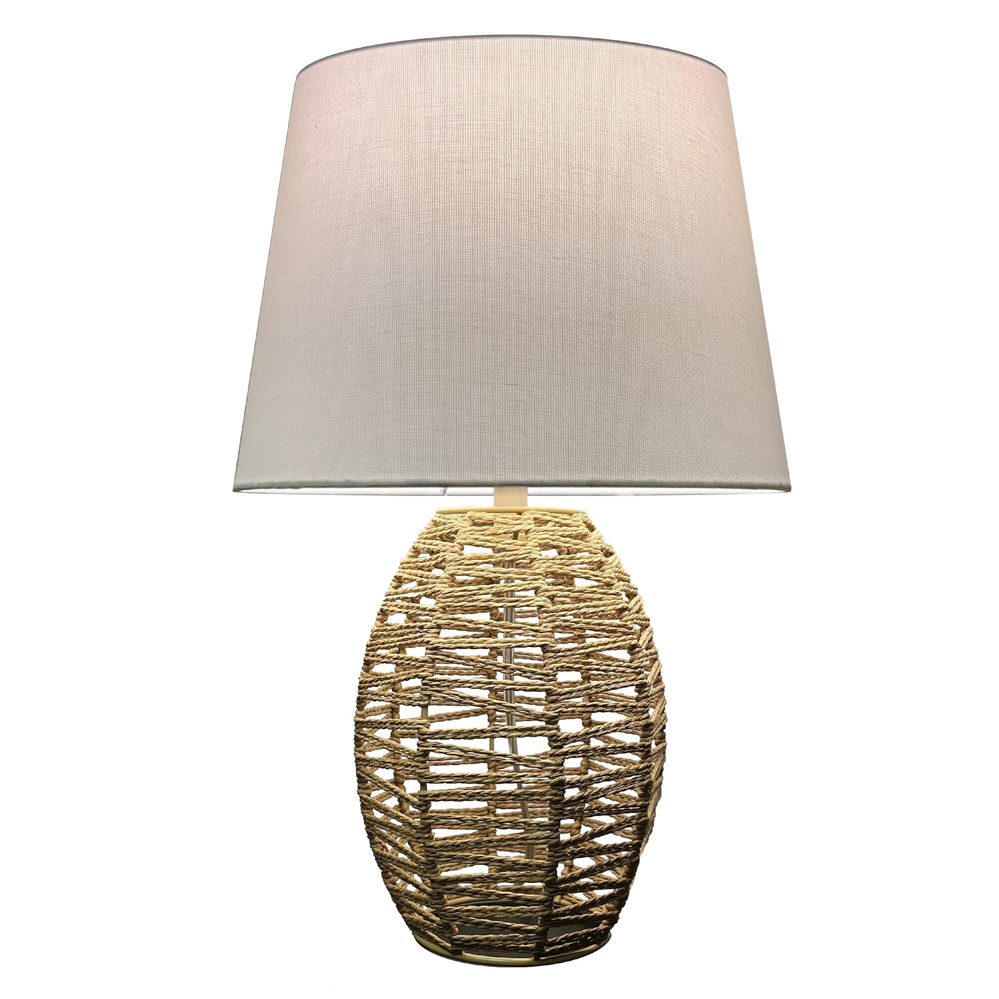 Shown in Natural finish and Beige shade