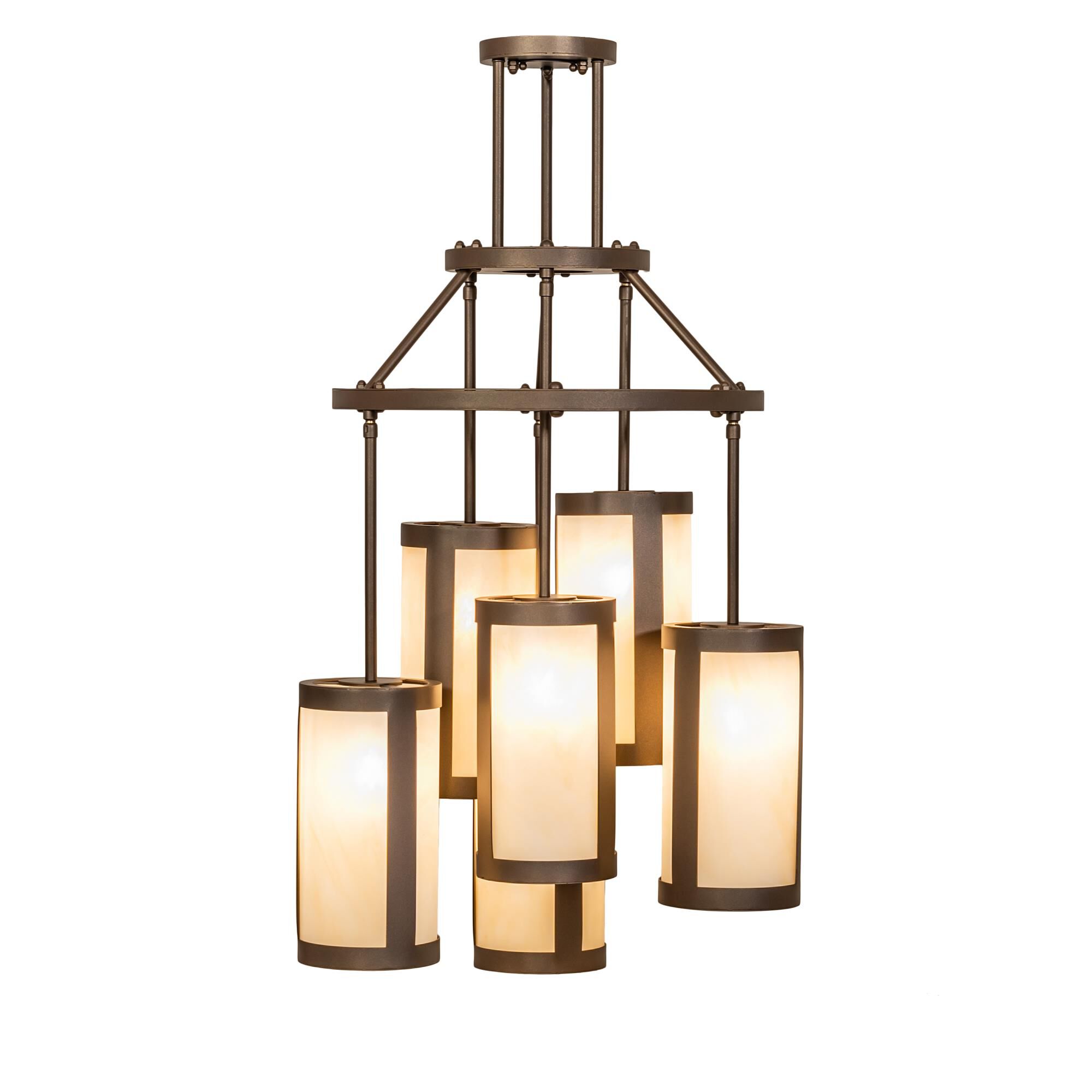 Cartier 24 Inch 6 Light Multi Light Pendant by Meyda Lighting