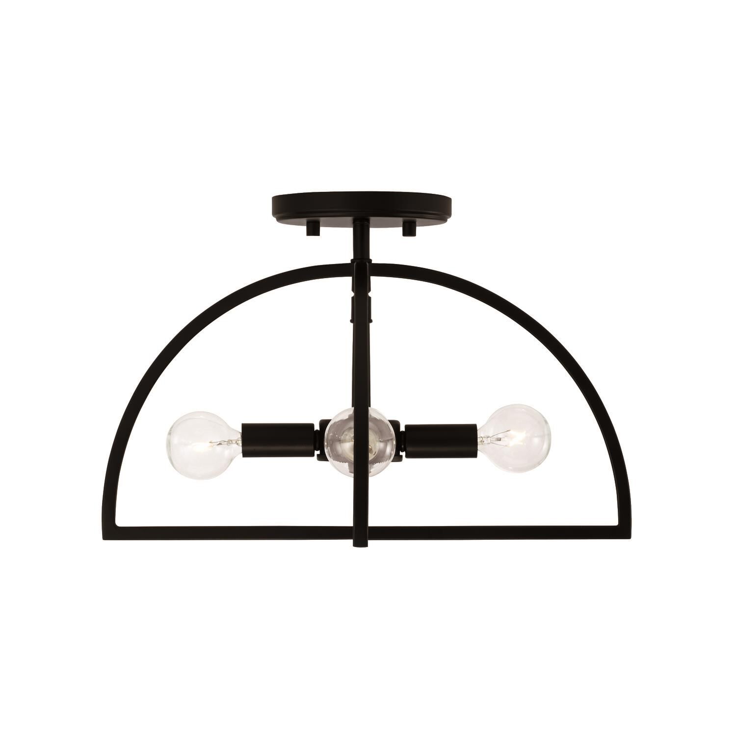 Lawson 15 Inch 4 Light Semi Flush Mount by Homeplace by Capital Lighting Fixture Company