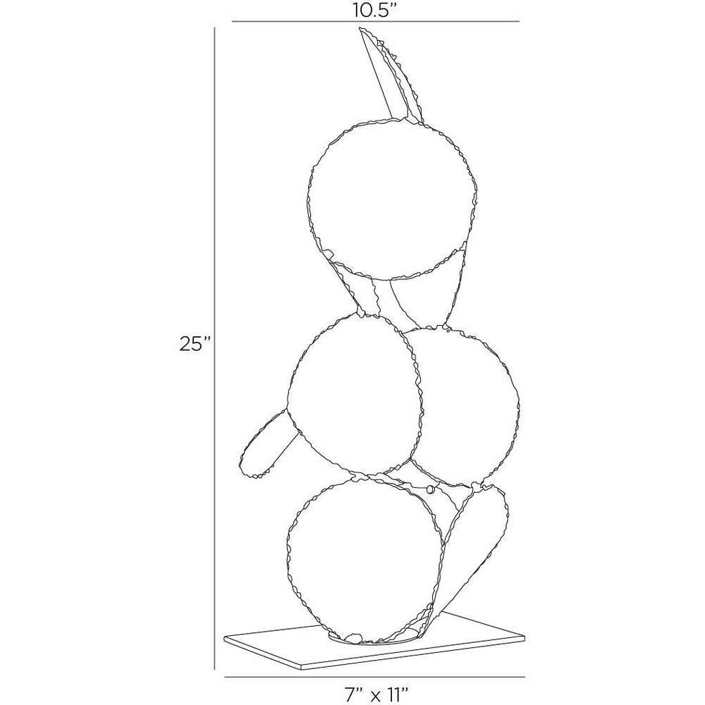 Shown in Burnt Iron finish