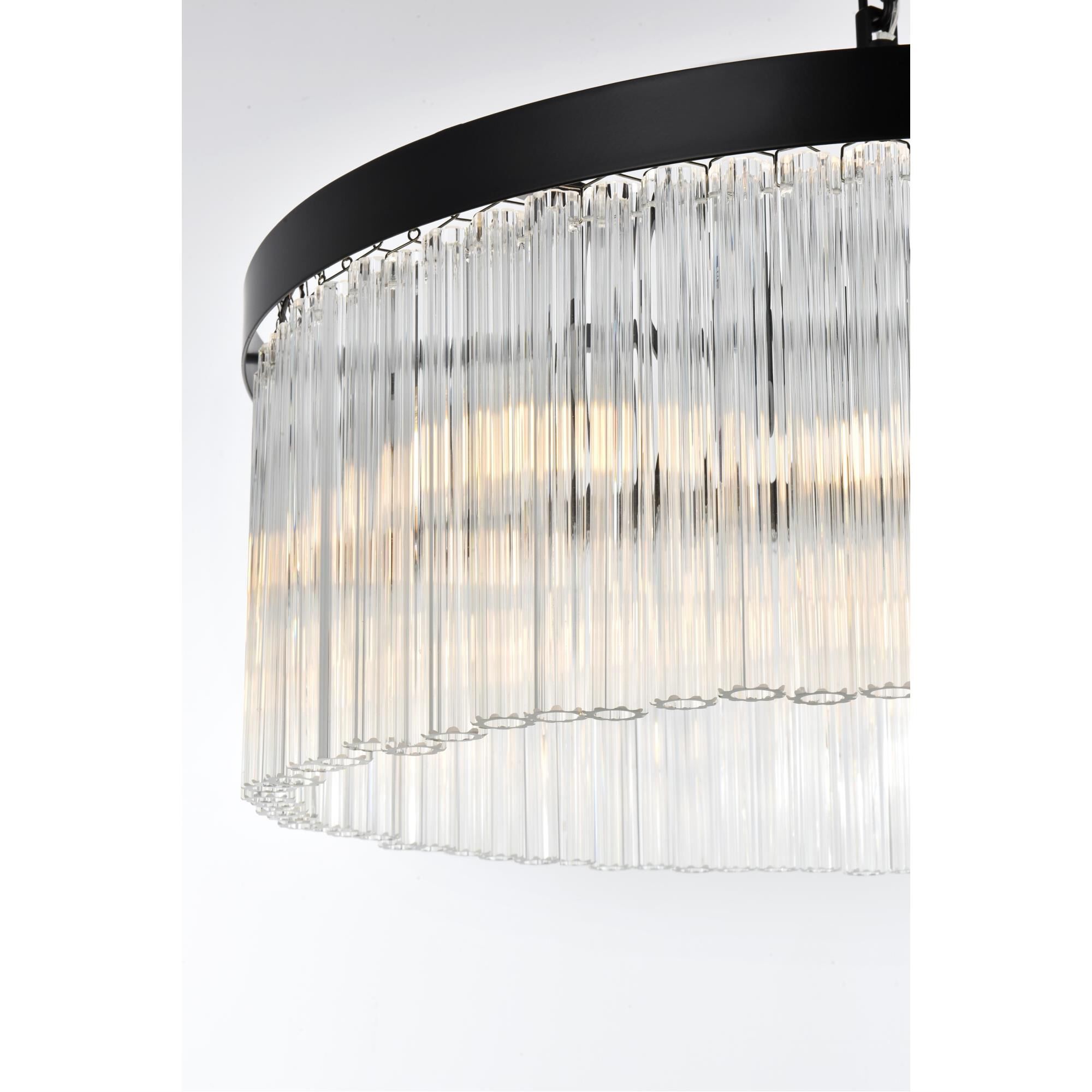 Harlow 24 Inch Chandelier by Elegant Lighting