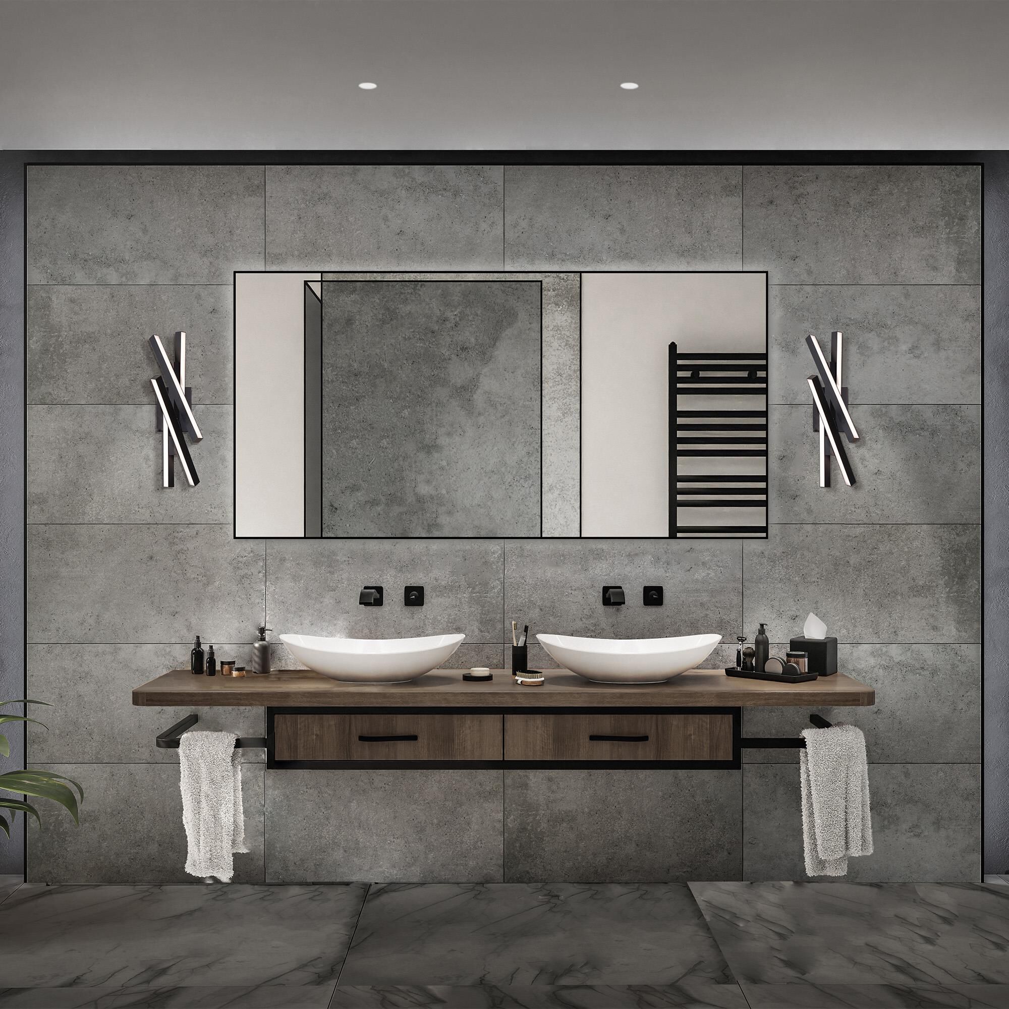 Shown in Black finish