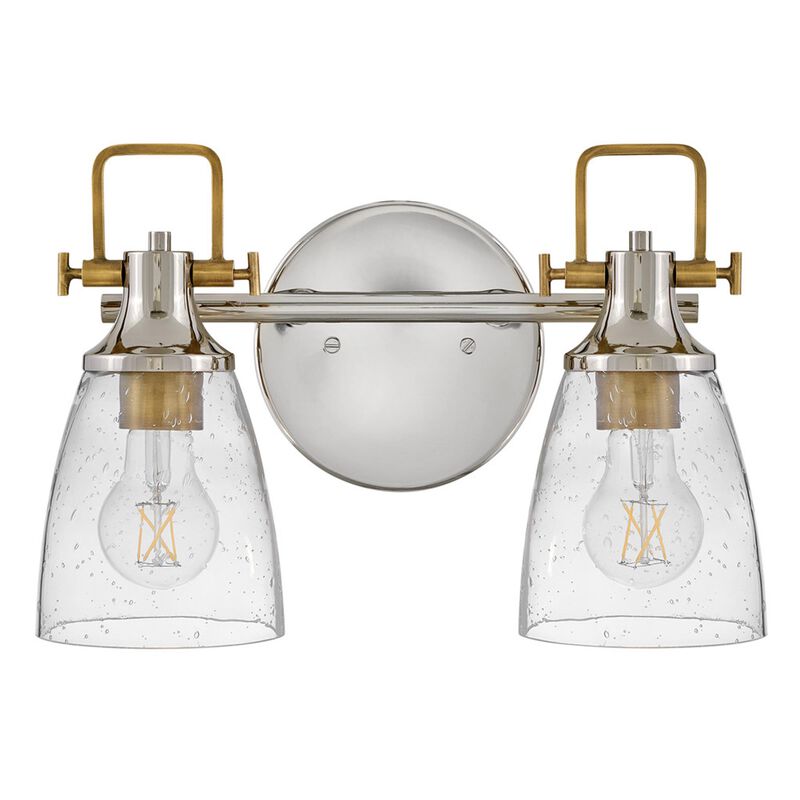 Easton 14 Inch 2 Light Bath Vanity Light by Hinkley