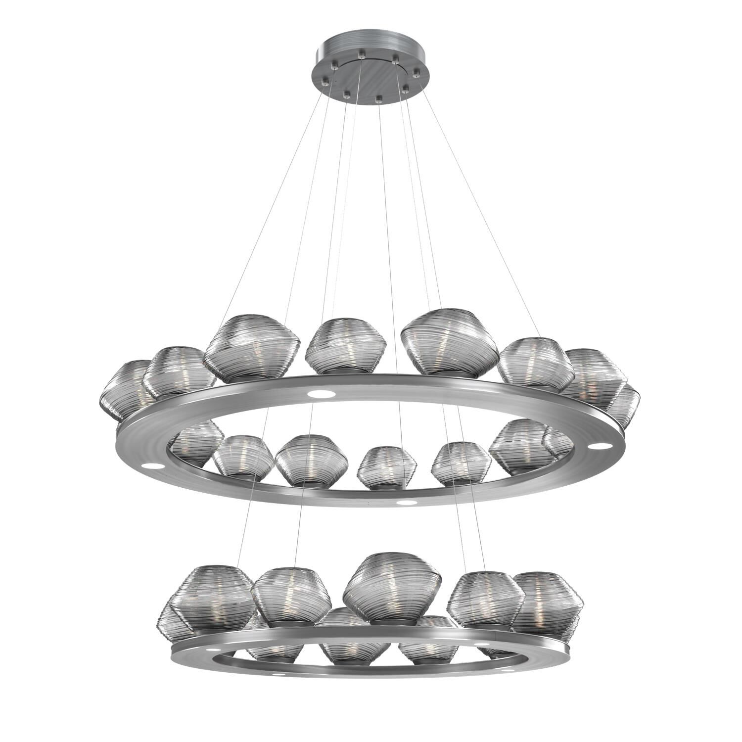 Mesa 48 Inch 28 Light LED Chandelier by Hammerton Studio