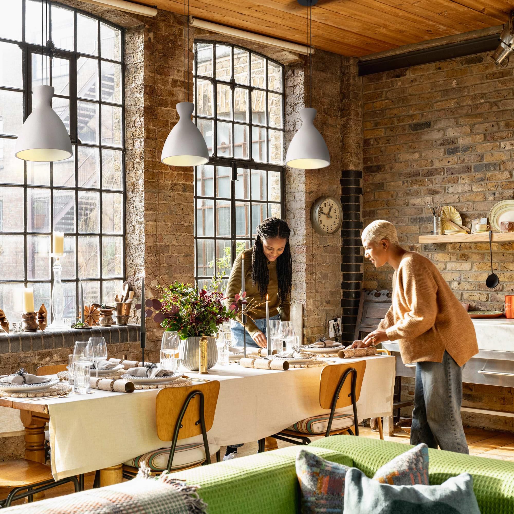 Shown in White Sandstone Cement finish