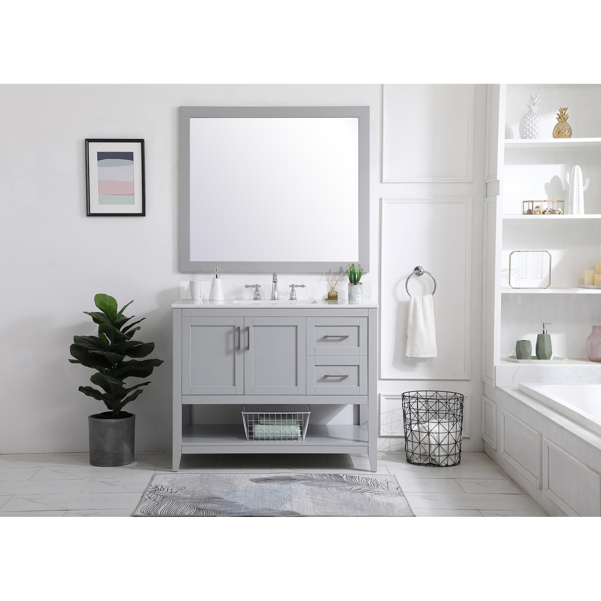 Aubrey Bath Vanity by Elegant Decor