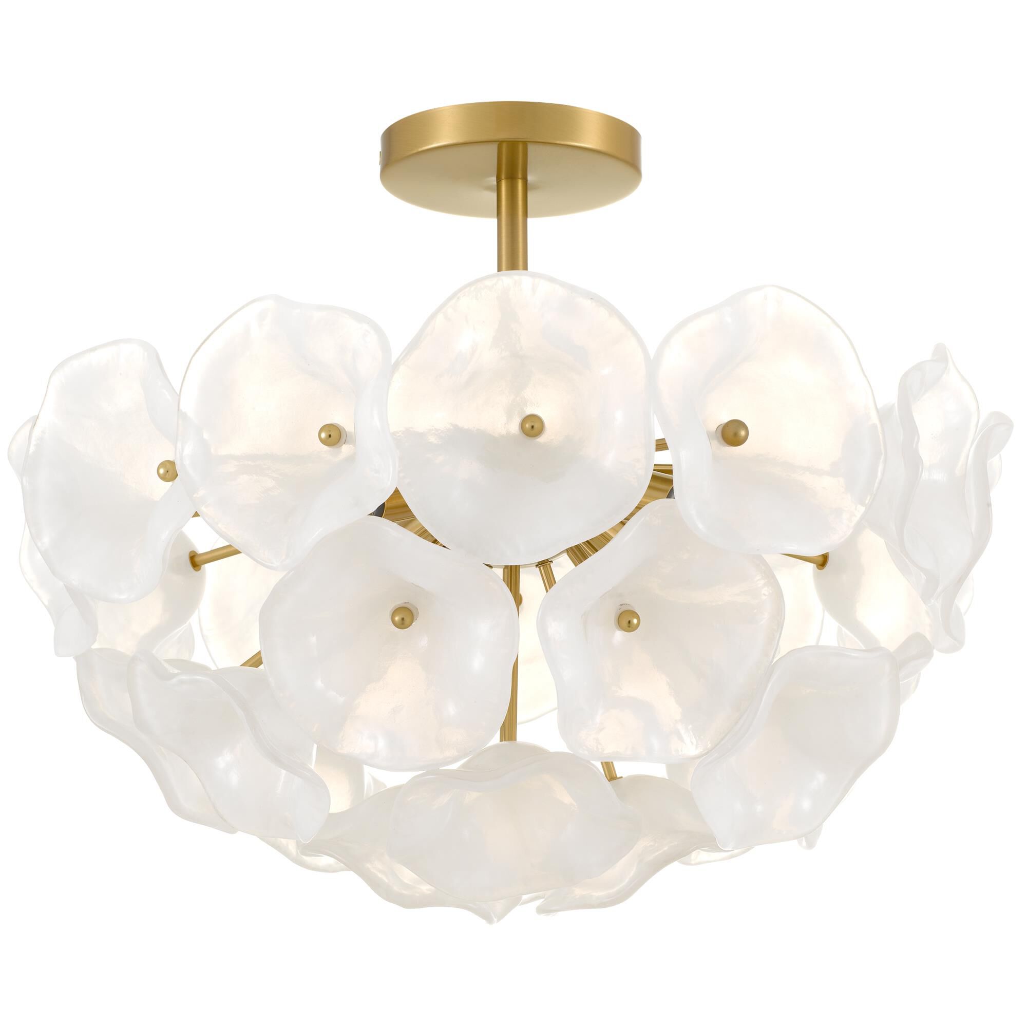 Audrey 19 Inch Semi Flush Mount by Quoizel