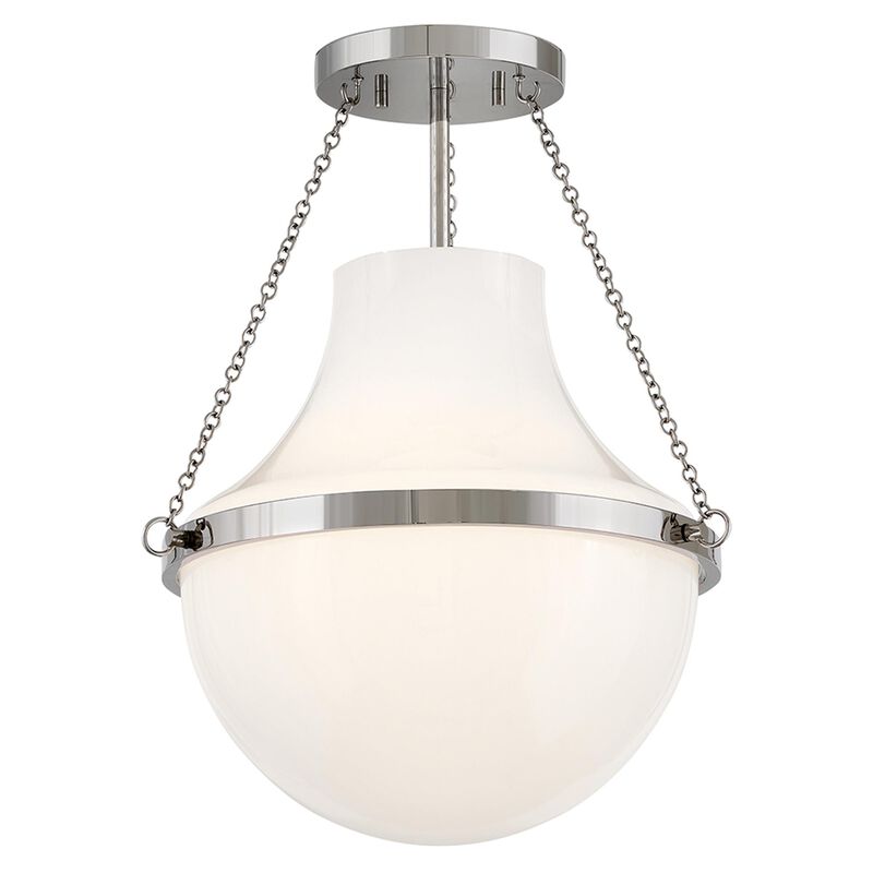Collins 15 Inch Semi Flush Mount by Hinkley