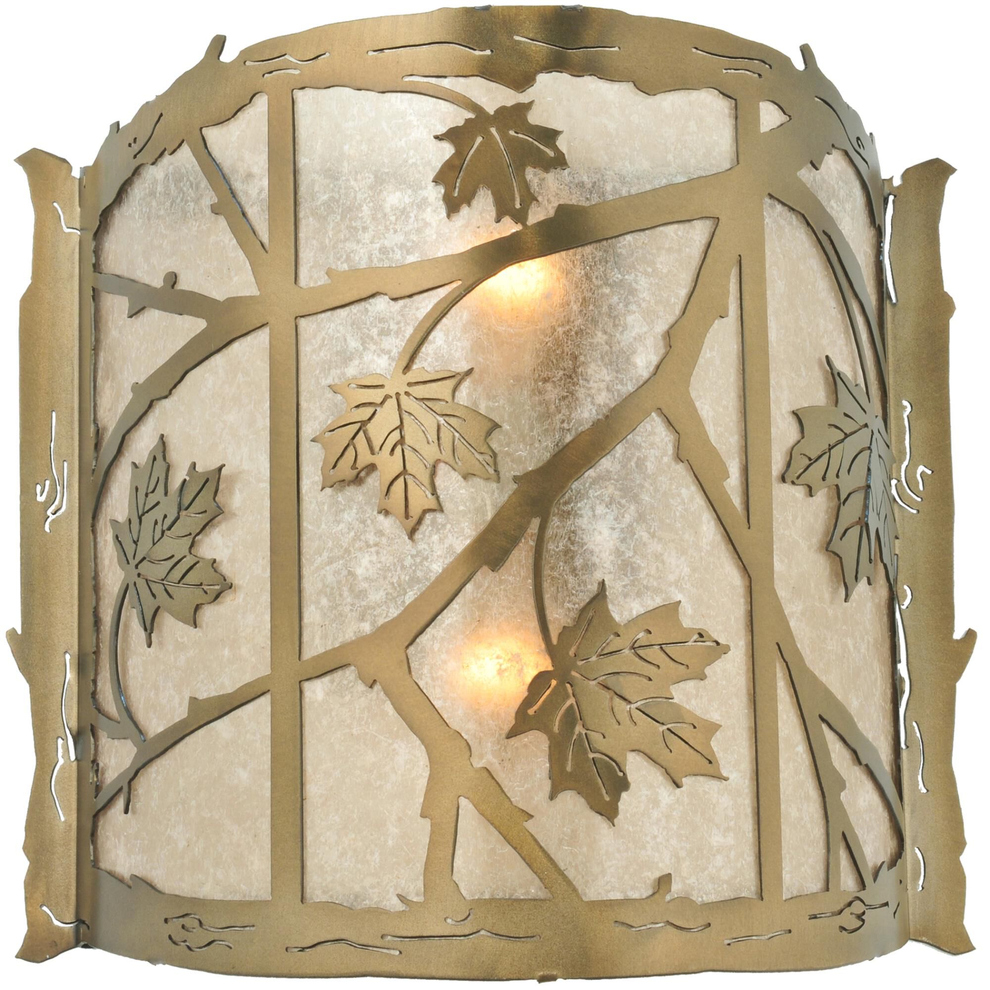 Maple Leaf 15 Inch Wall Sconce by Meyda Lighting