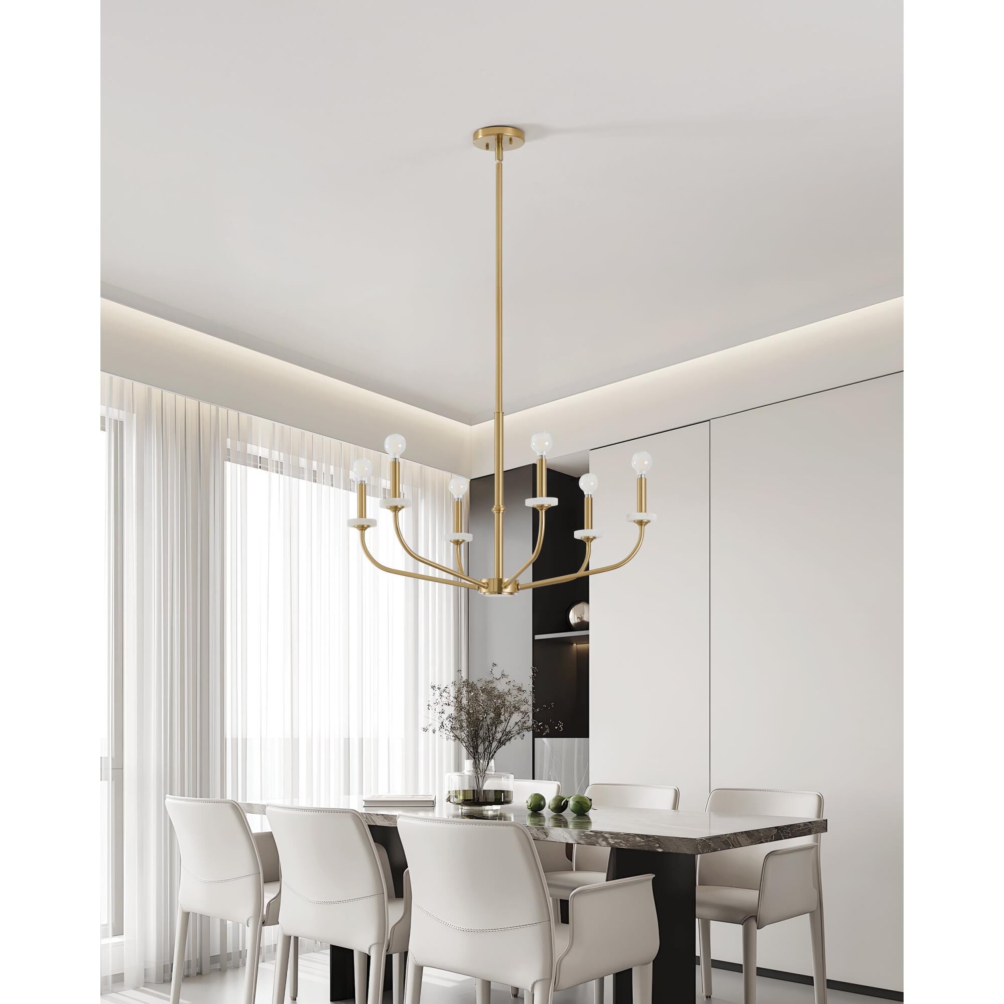 Shown in Brushed Gold finish