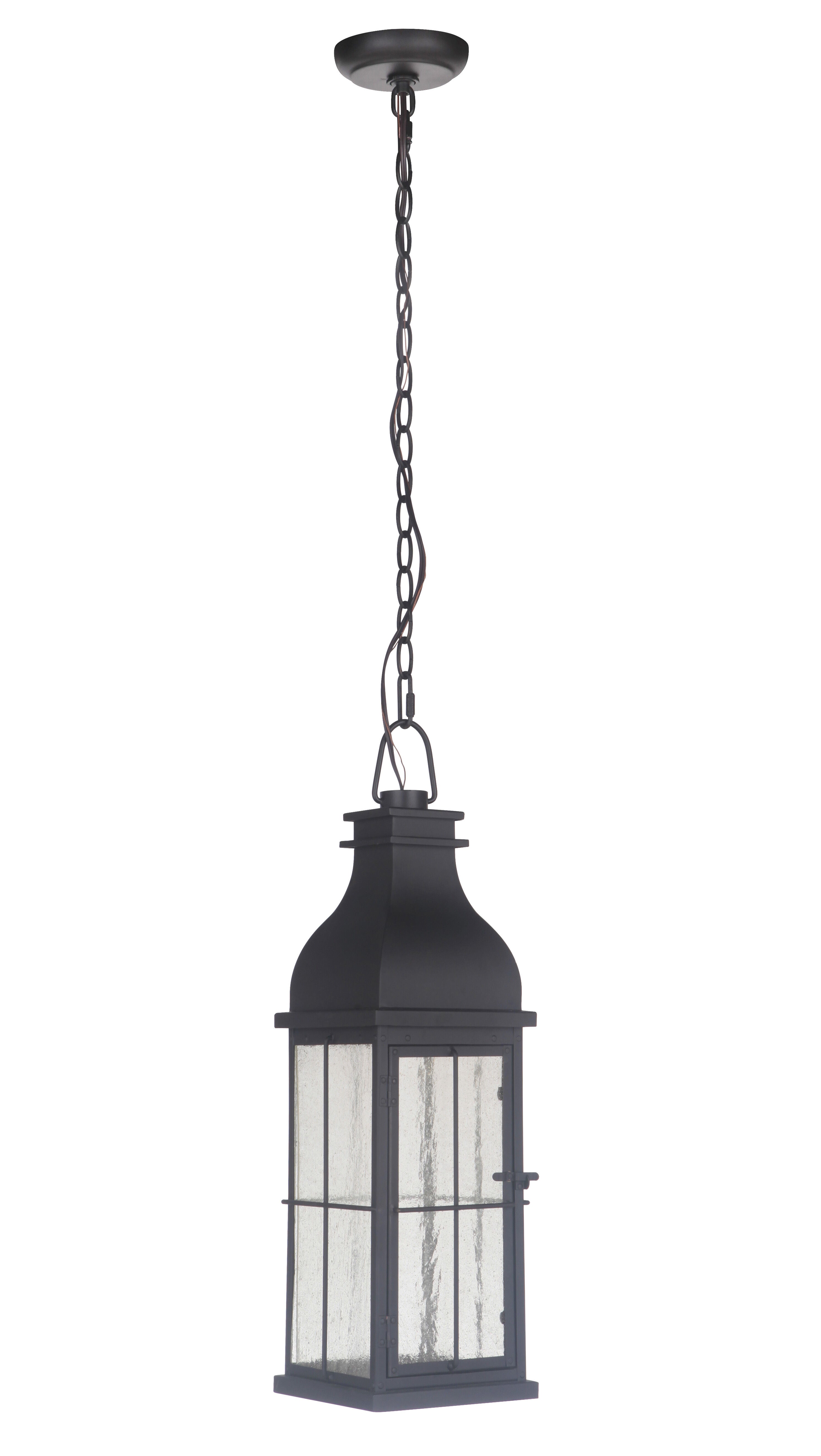 Shown in Midnight finish and Yes glass and Yes shade and Rectangle accent