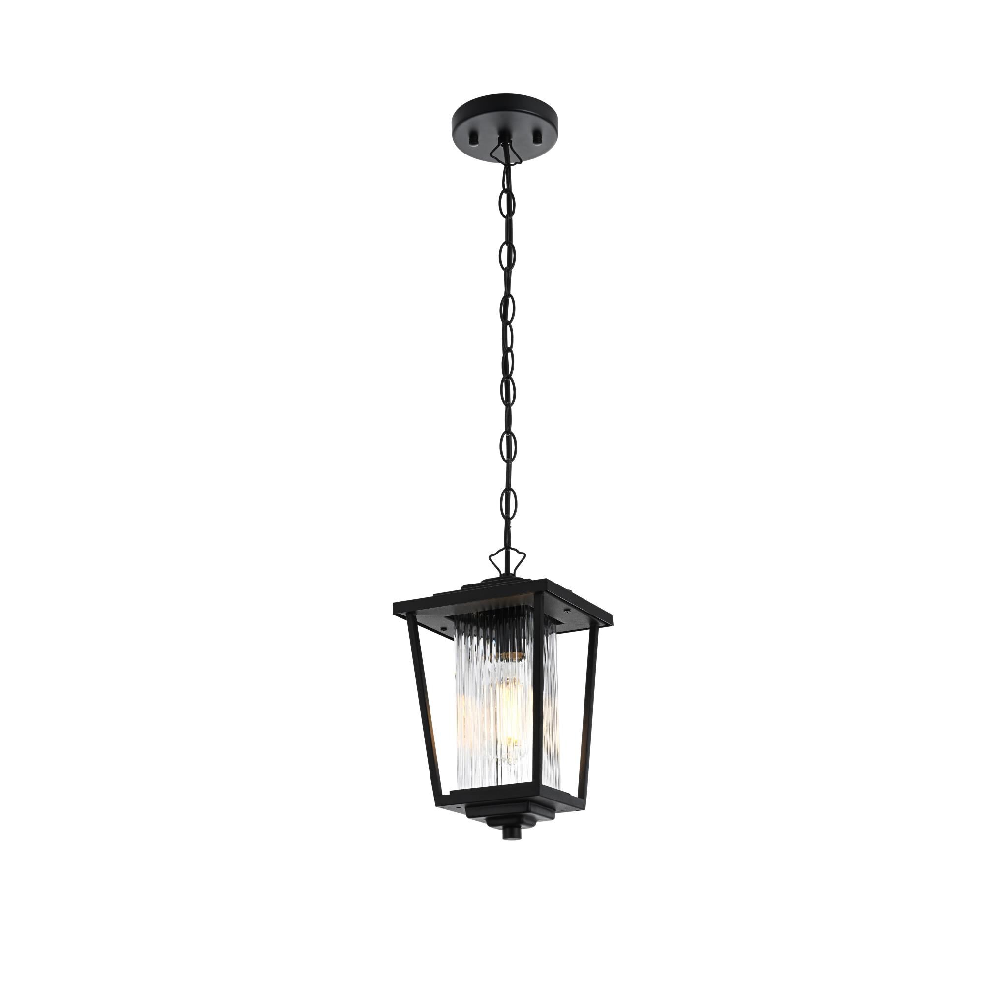 York 7 Inch Outdoor Hanging Lantern by Elegant Lighting