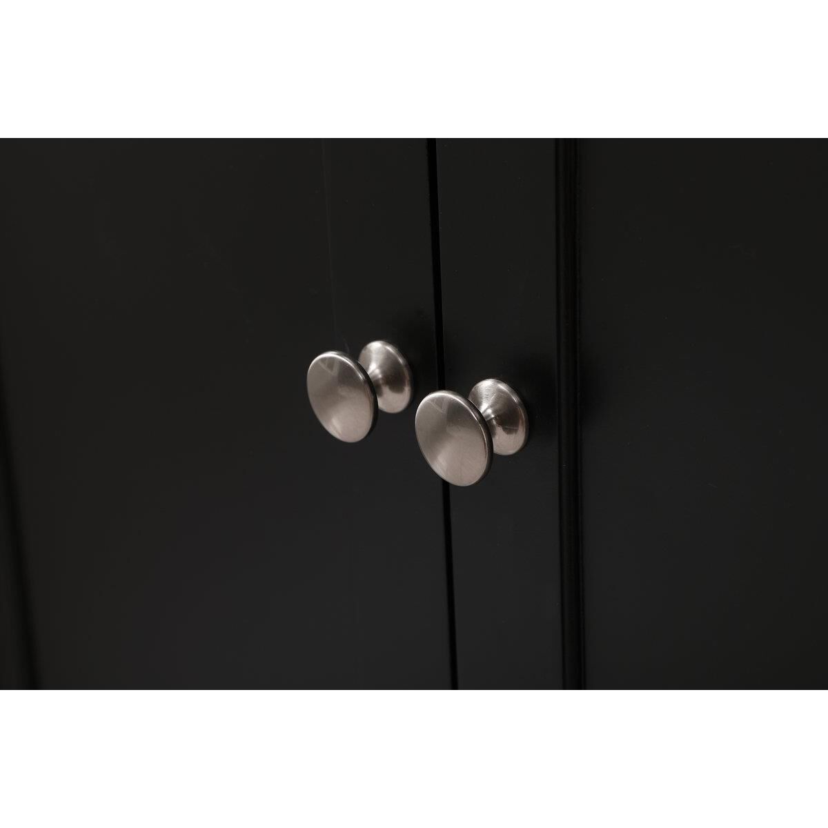 Shown in Black finish