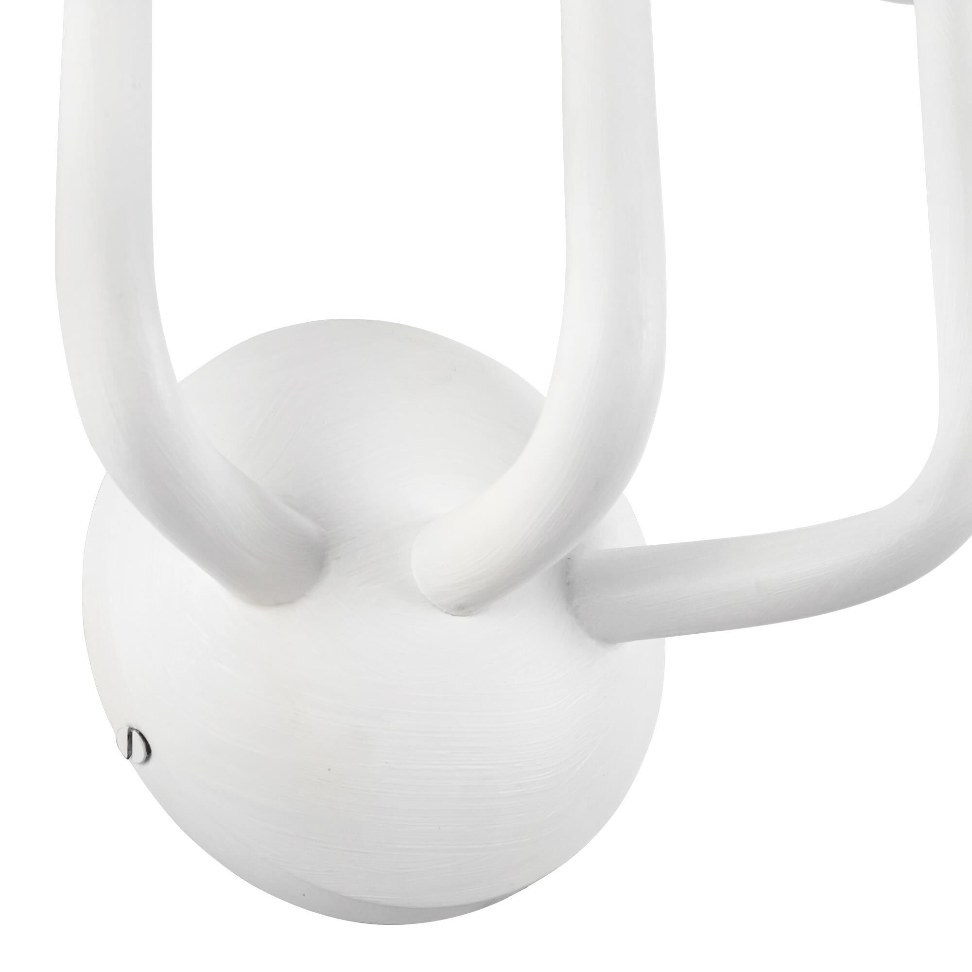 Shown in Antique White finish and Frosted glass