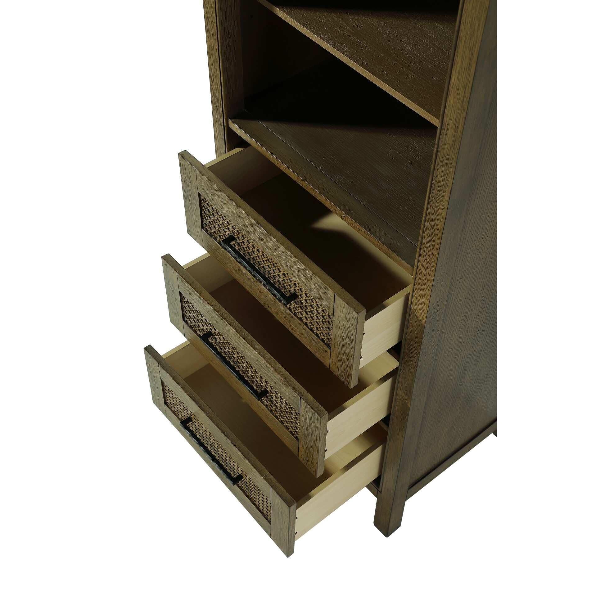 Shown in Hazel Oak finish