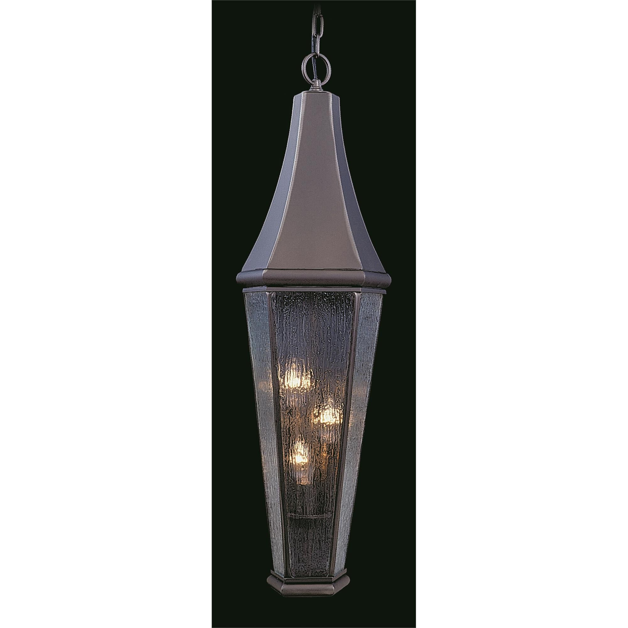 Le Havre 31 Inch Tall 3 Light Outdoor Hanging Lantern by Framburg