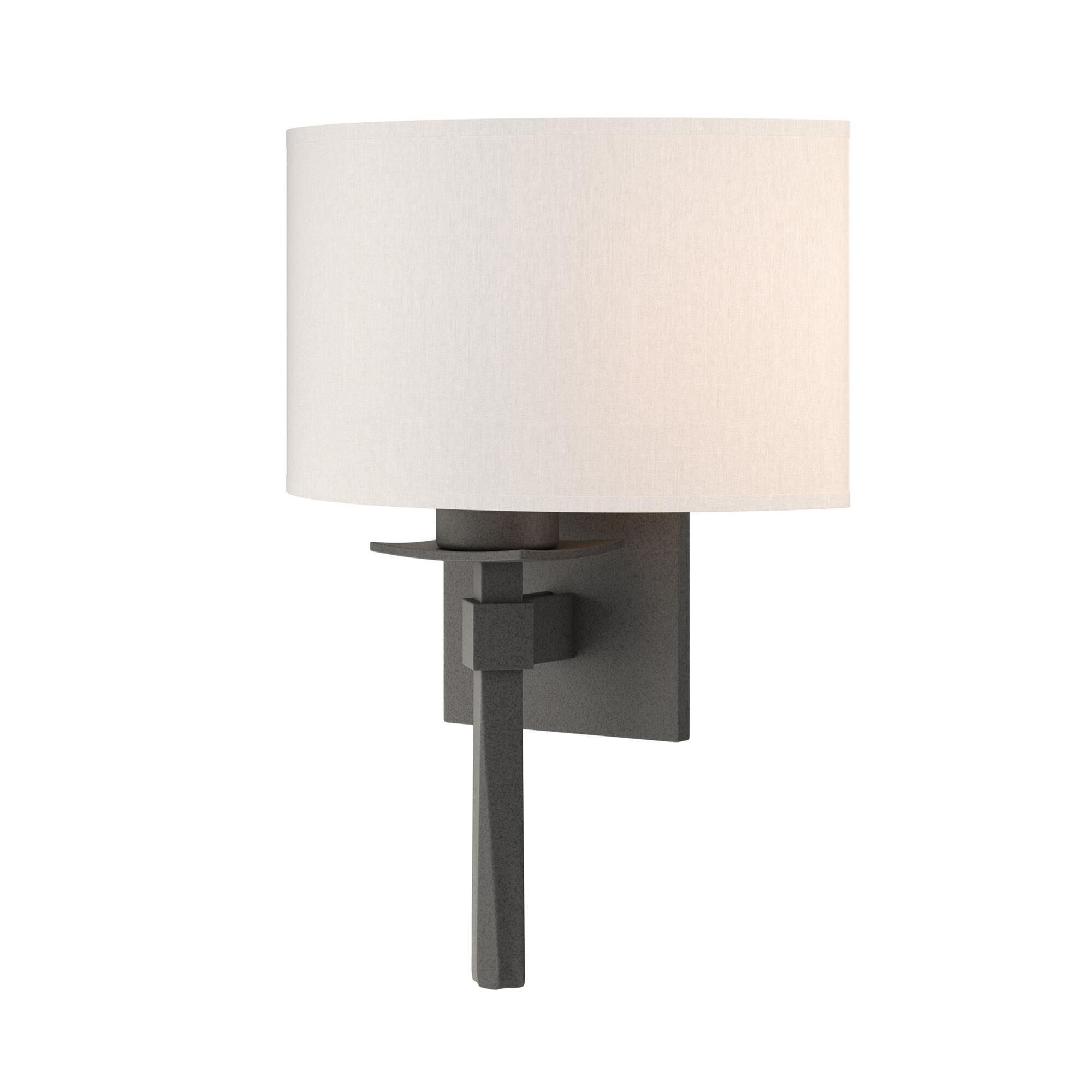 Shown in Natural Iron finish and Flax shade