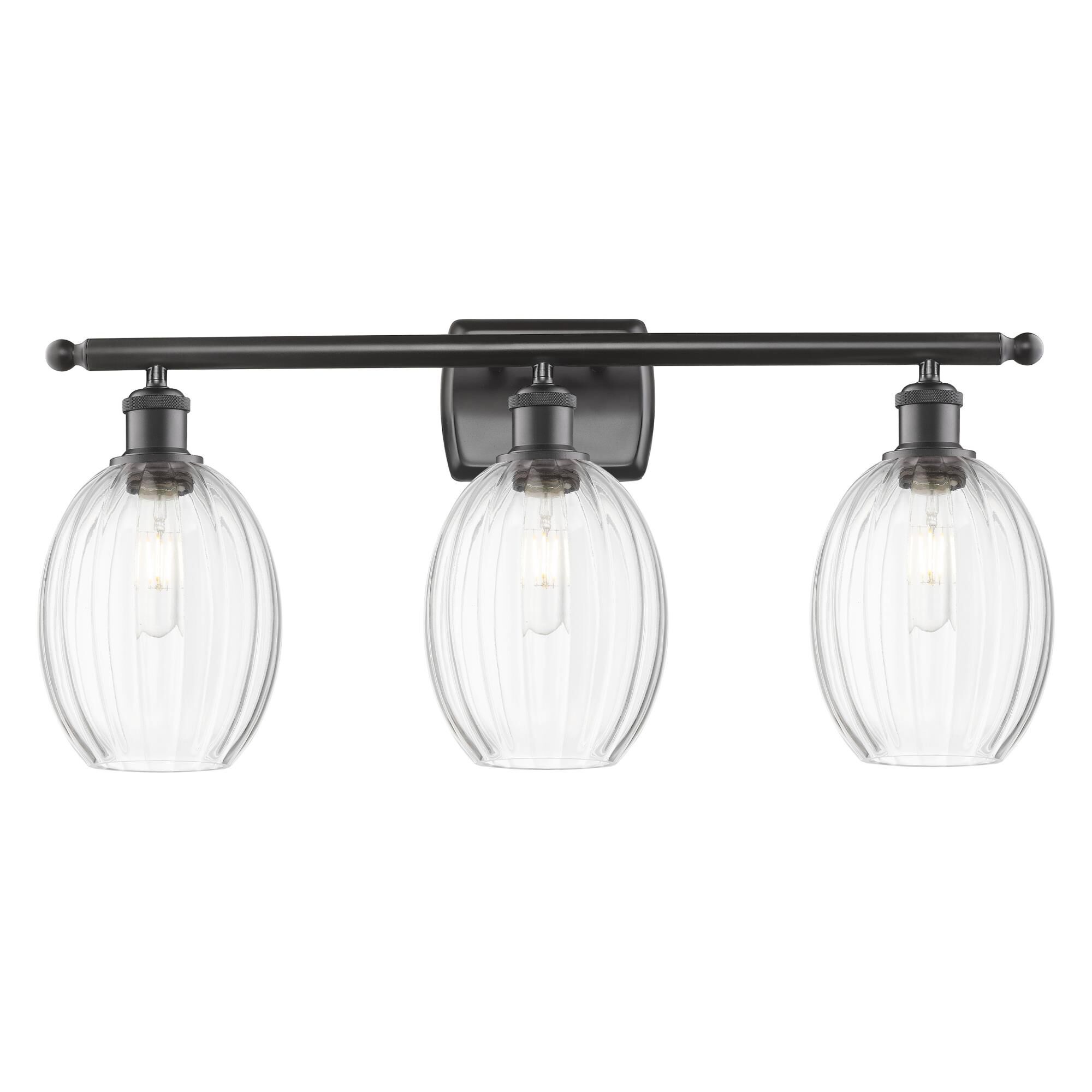 Shown in Oil Rubbed Bronze finish and Clear glass