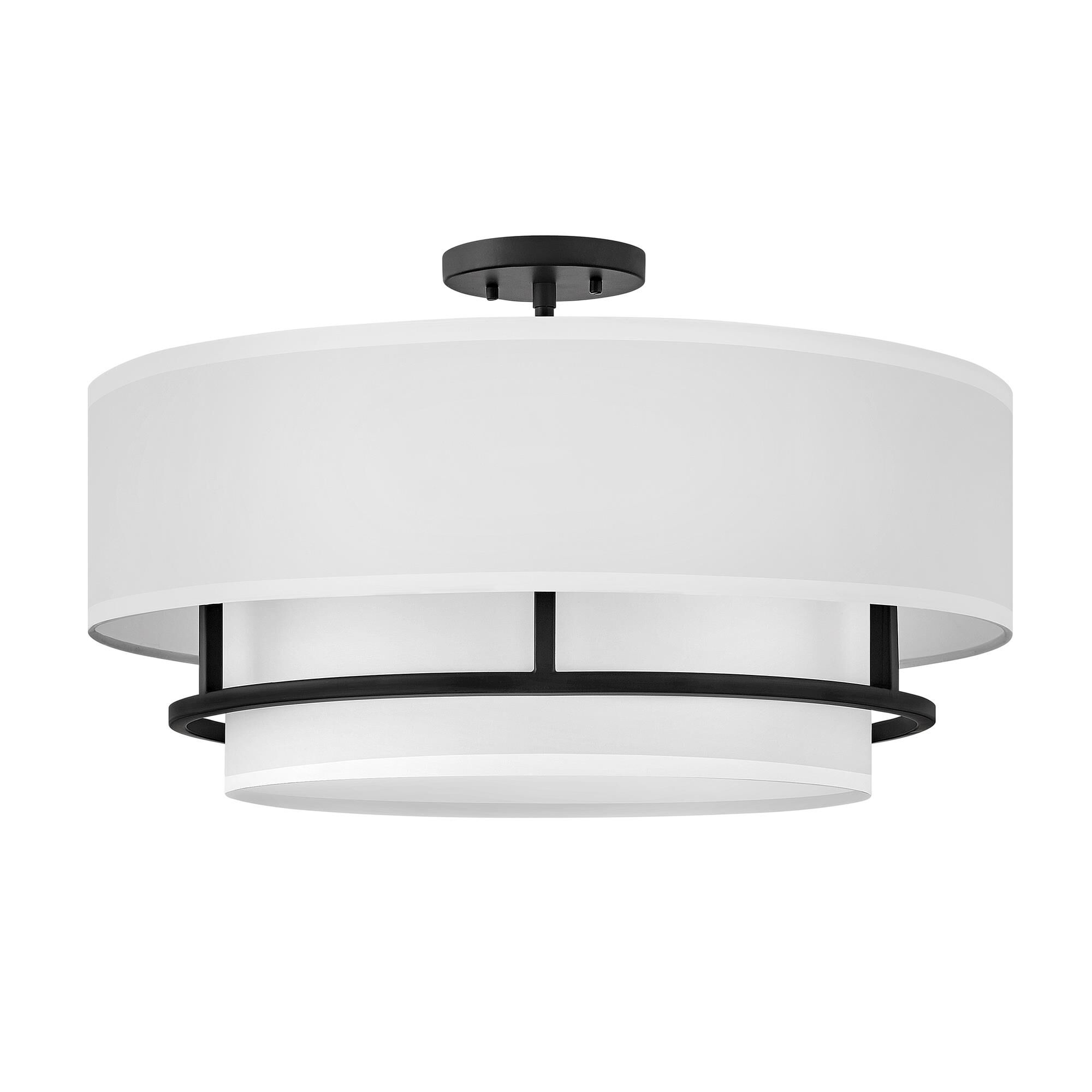 Graham 23 Inch 4 Light Semi Flush Mount,