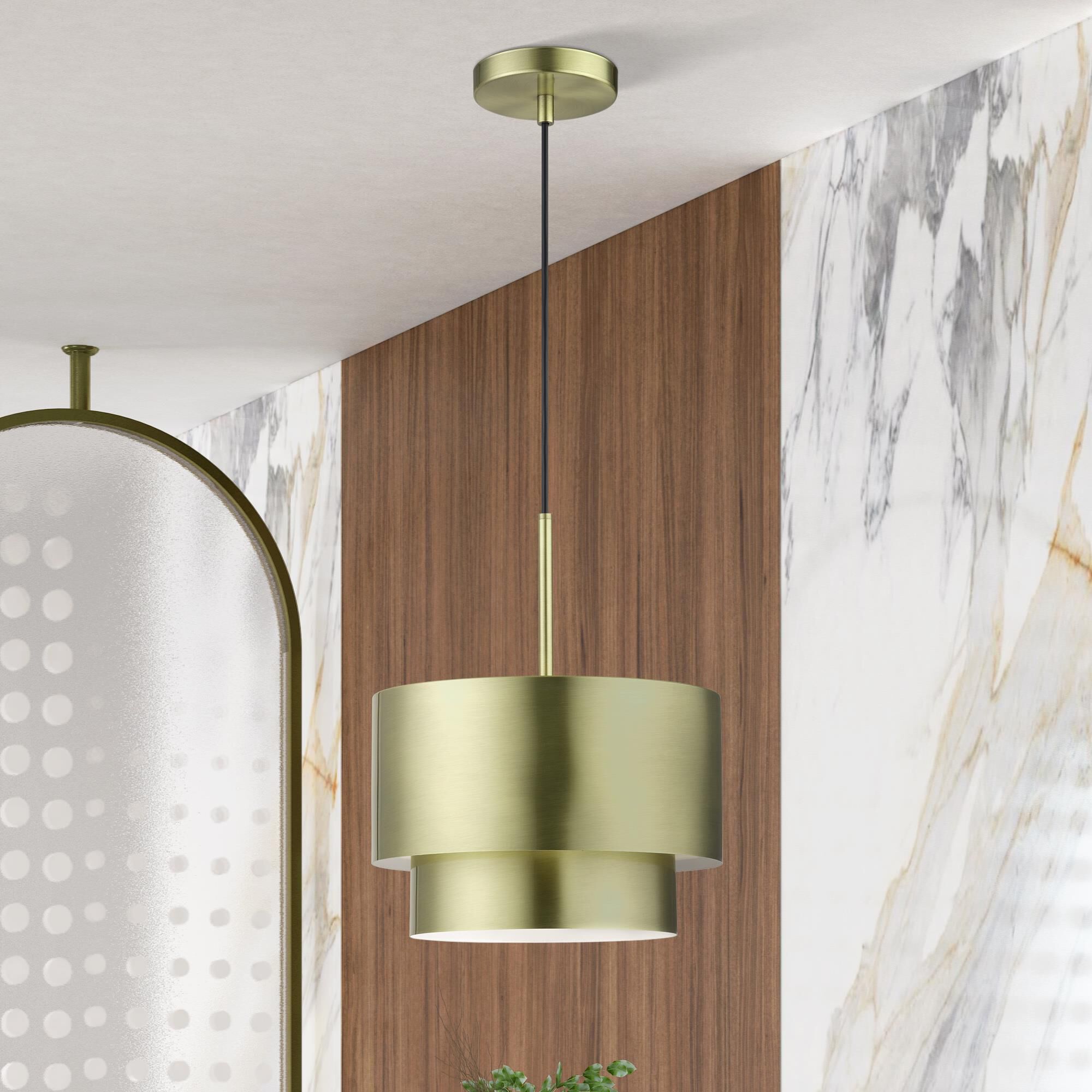 Zolana 12 Inch Mini Pendant by Livex Lighting