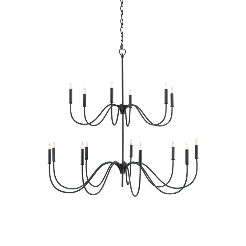 Tirrell Large Chandelier by Currey & Company