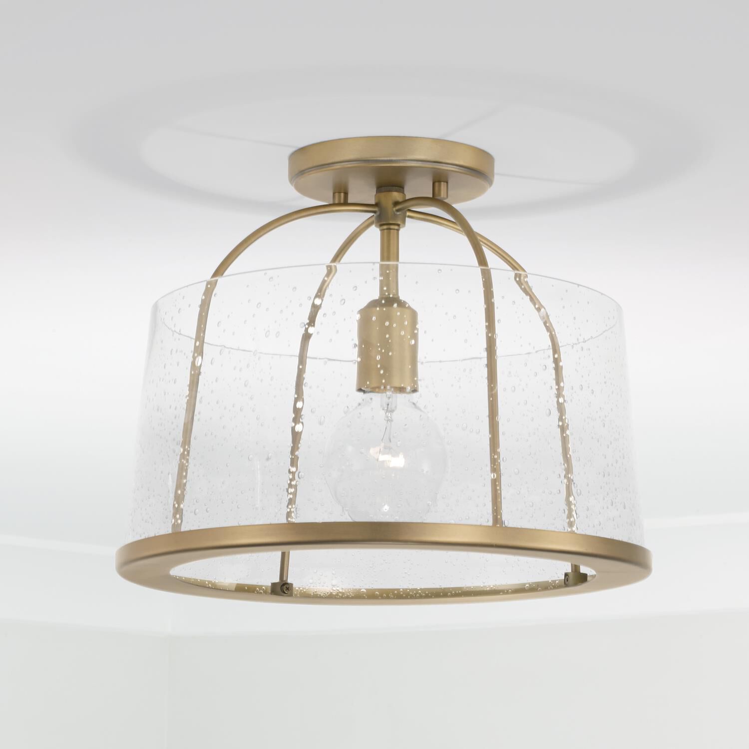 Madison 13 Inch 1 Light Semi Flush Mount by Homeplace by Capital Lighting Fixture Company