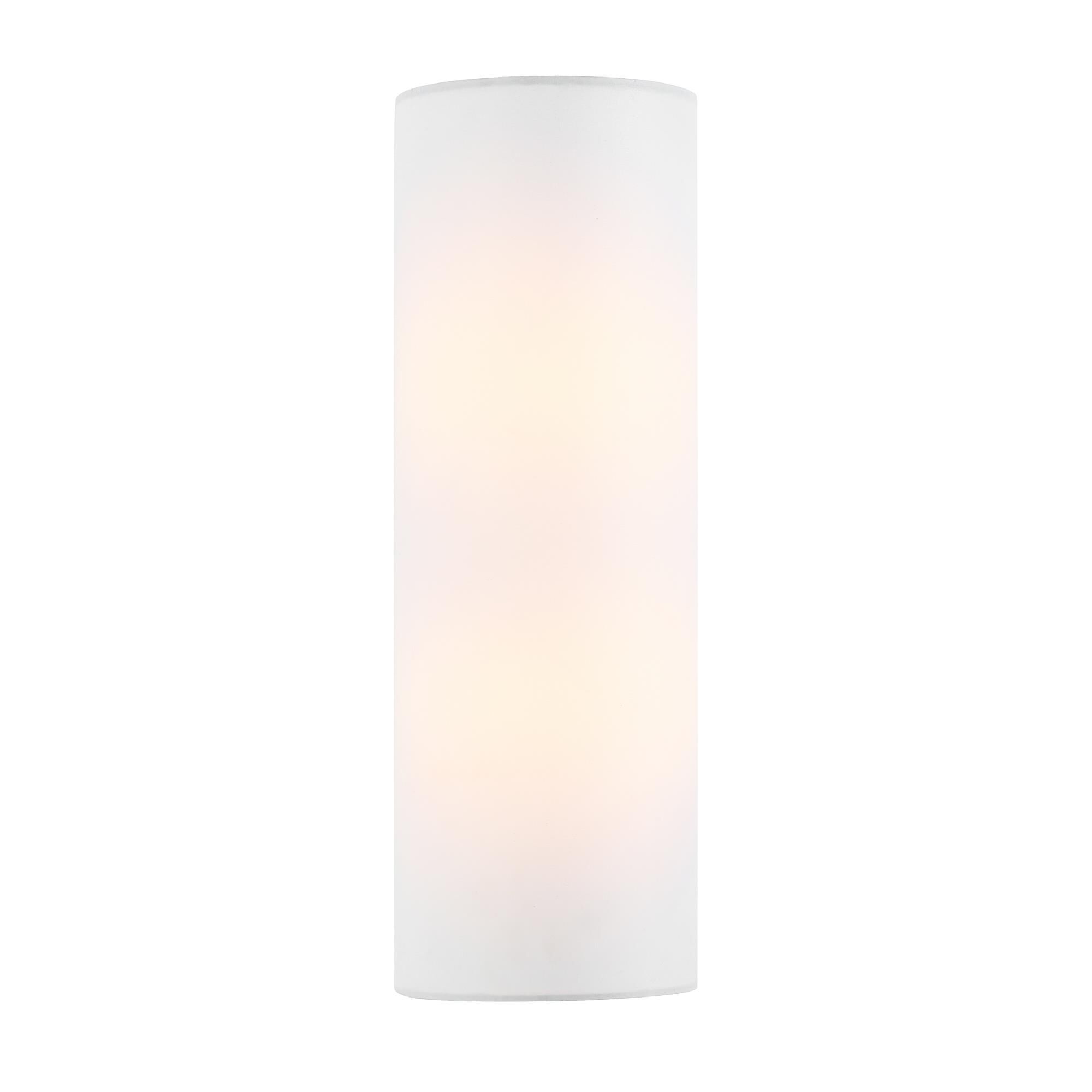 Shown in Black/Satin Brass finish and White Cotton shade