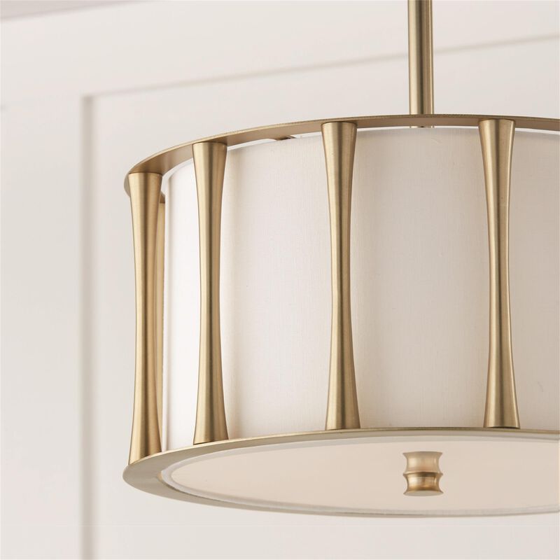 Bodie 15 Inch 3 Light Semi Flush Mount by Capital Lighting Fixture Company