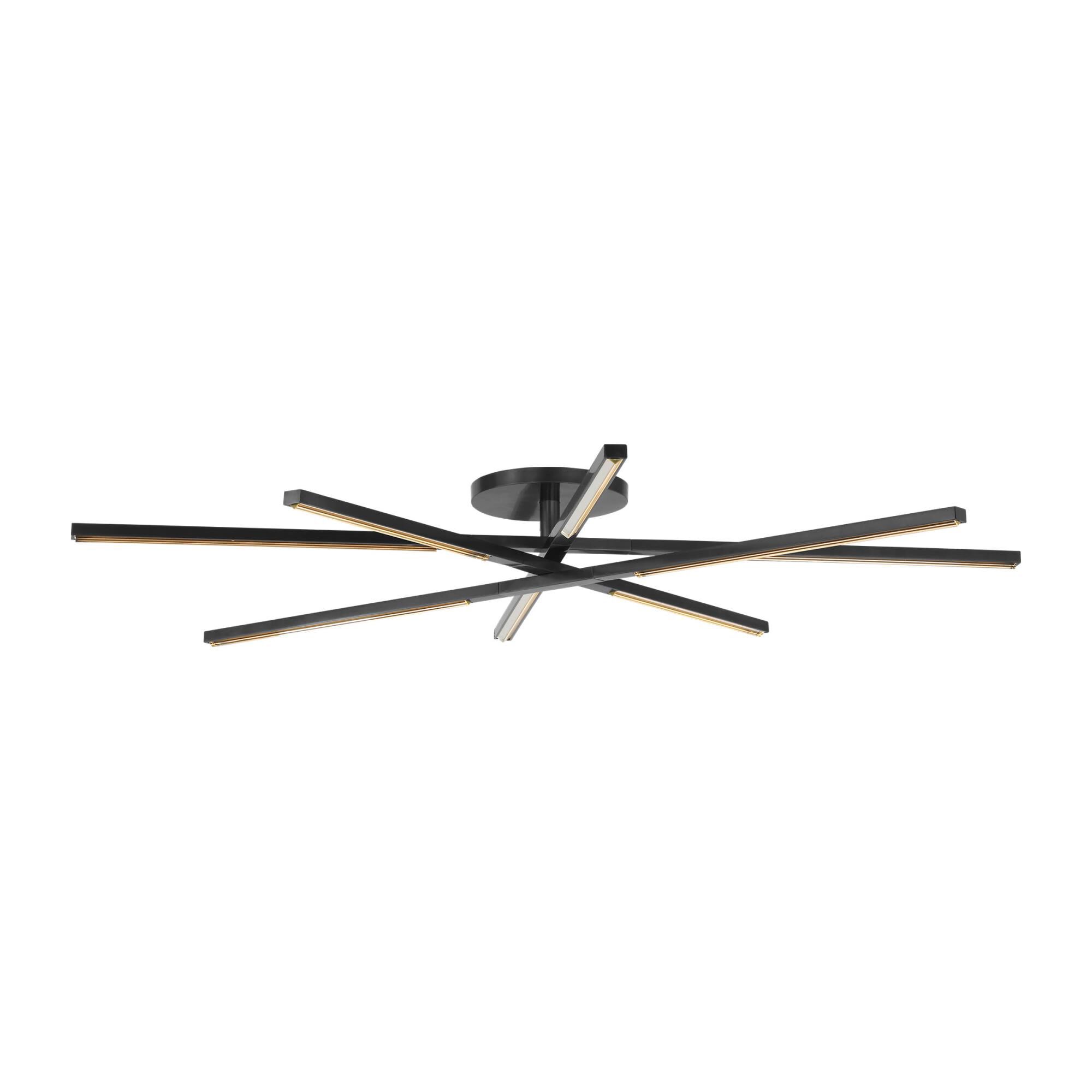 Shown in Bronze finish and Clear Crystal glass