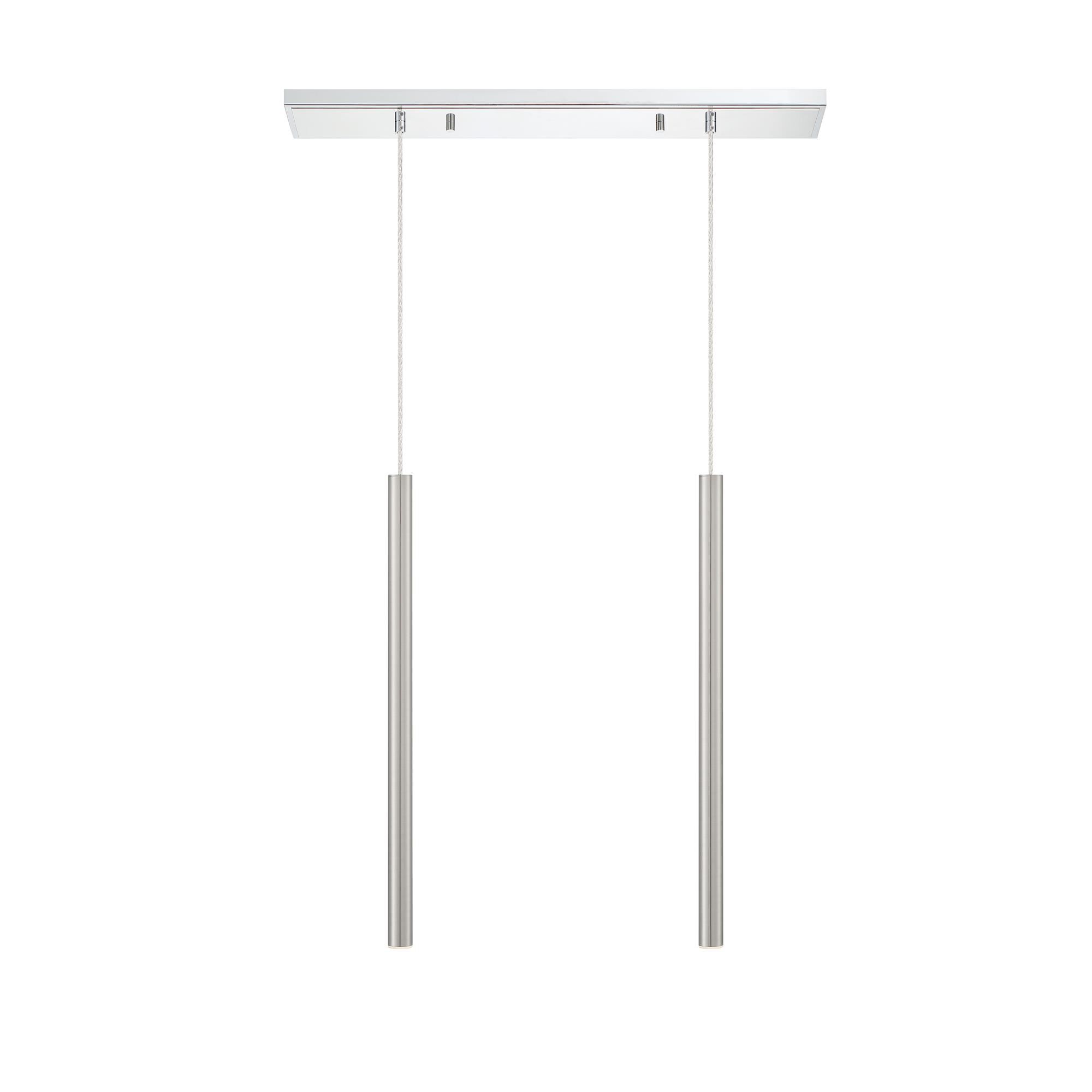 Shown in Chrome finish and Steel glass and Steel shade