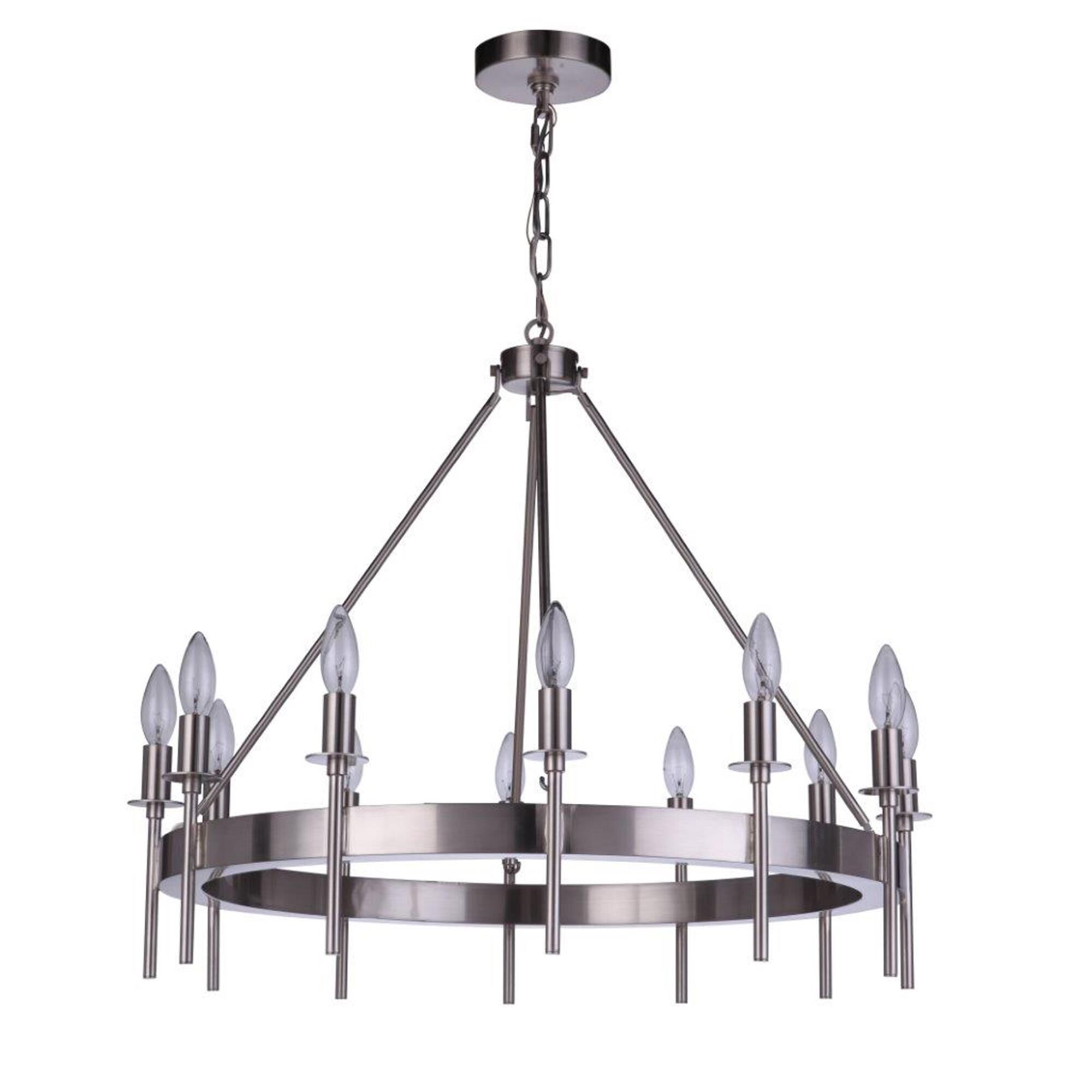 Larrson 28 Inch 12 Light Chandelier by Craftmade