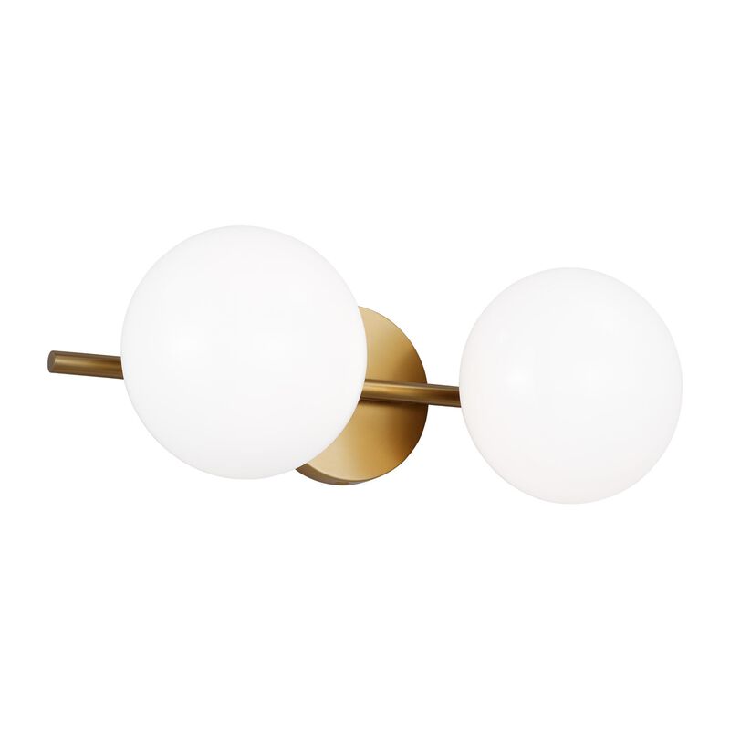 Ellen DeGeneres Lune 18 Inch 2 Light Bath Vanity Light by Visual Comfort Studio