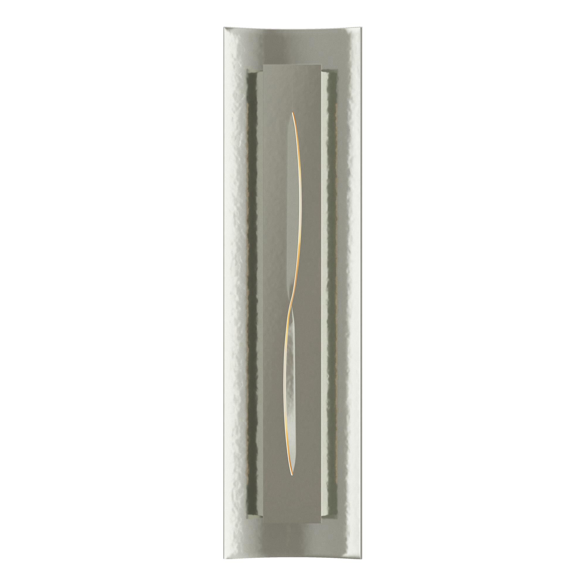Shown in Sterling finish and Ivory Art glass