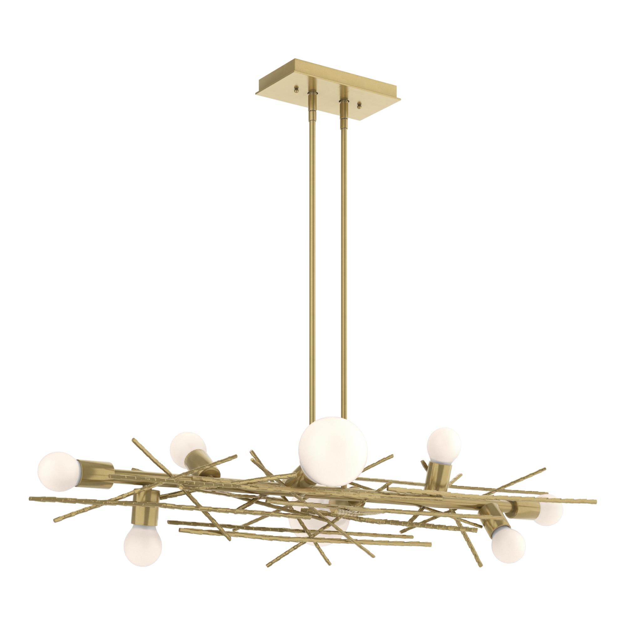 Brindille 55 Inch Linear Suspension Light by Hubbardton Forge