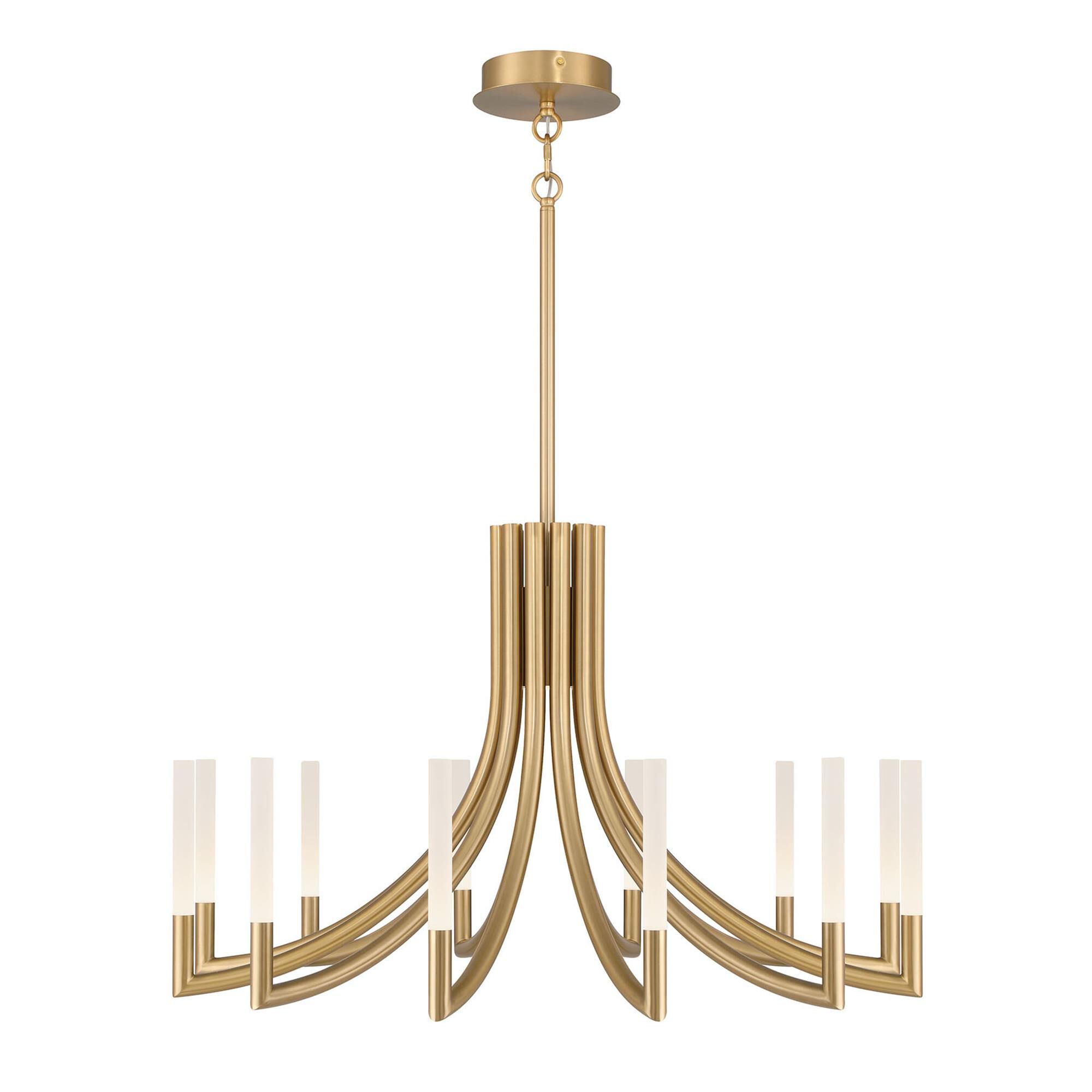 Shown in Gold finish and Frosted Acrylic glass