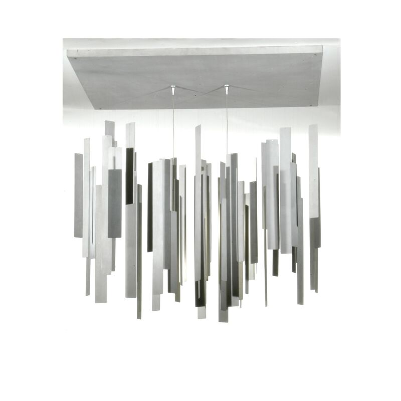 Feng Shui 51 Inch 2 Light Semi Flush Mount by Meyda Lighting