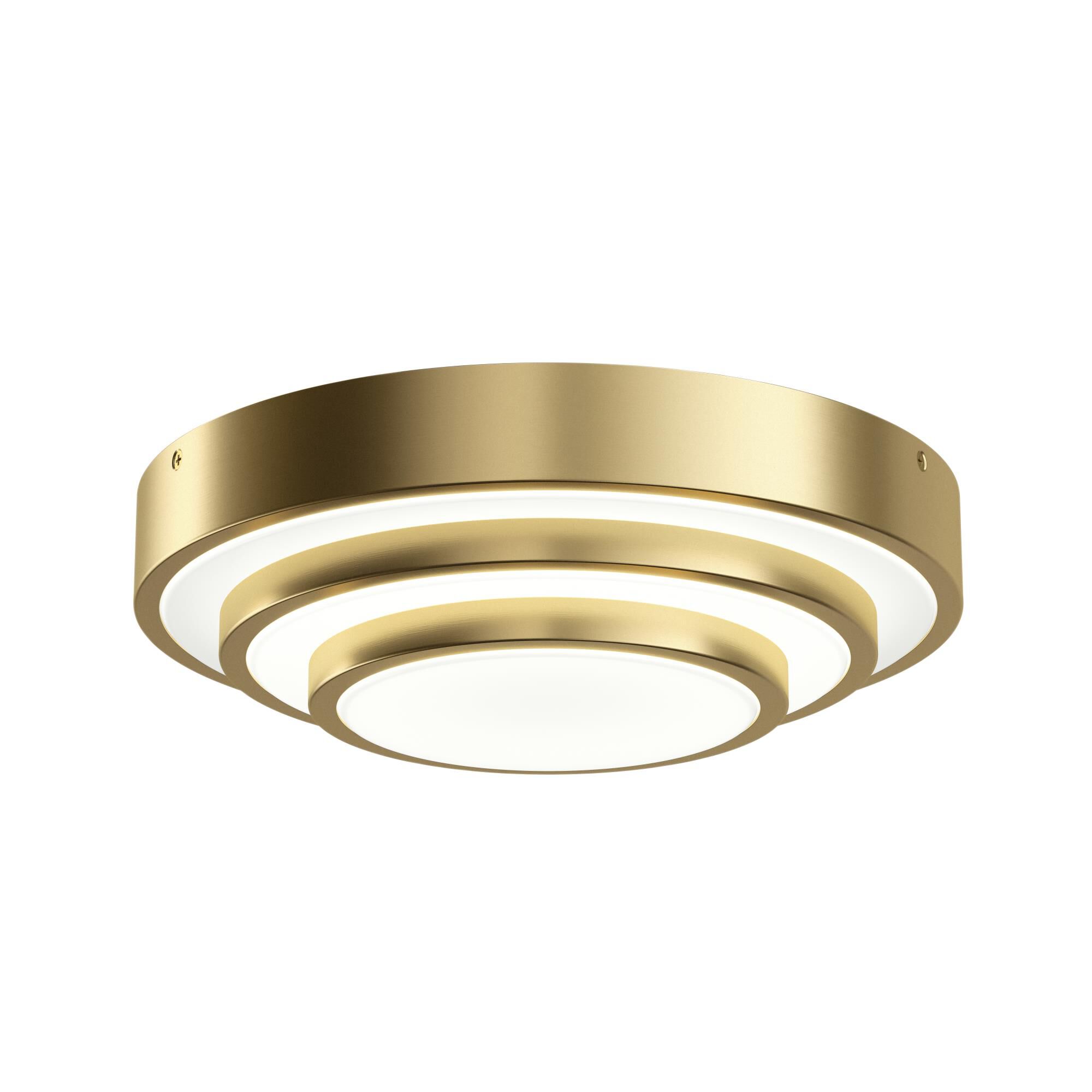 Dombard 14 Inch 1 Light LED Flush Mount by Elan Lighting