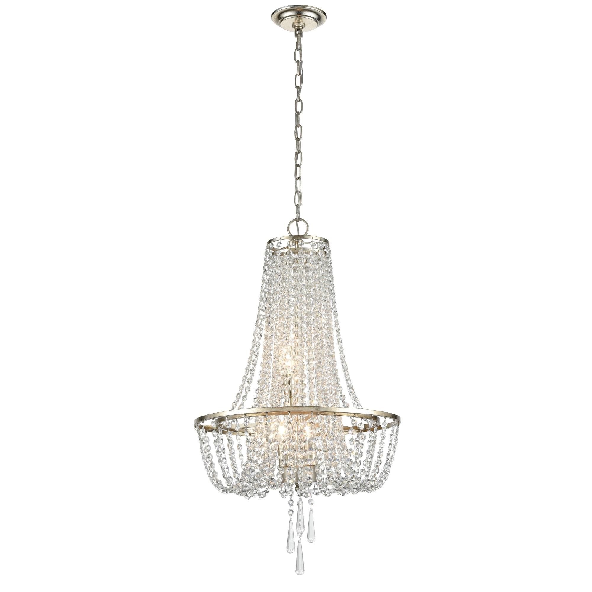 Arcadia 18 Inch 4 Light Mini Chandelier by Crystorama