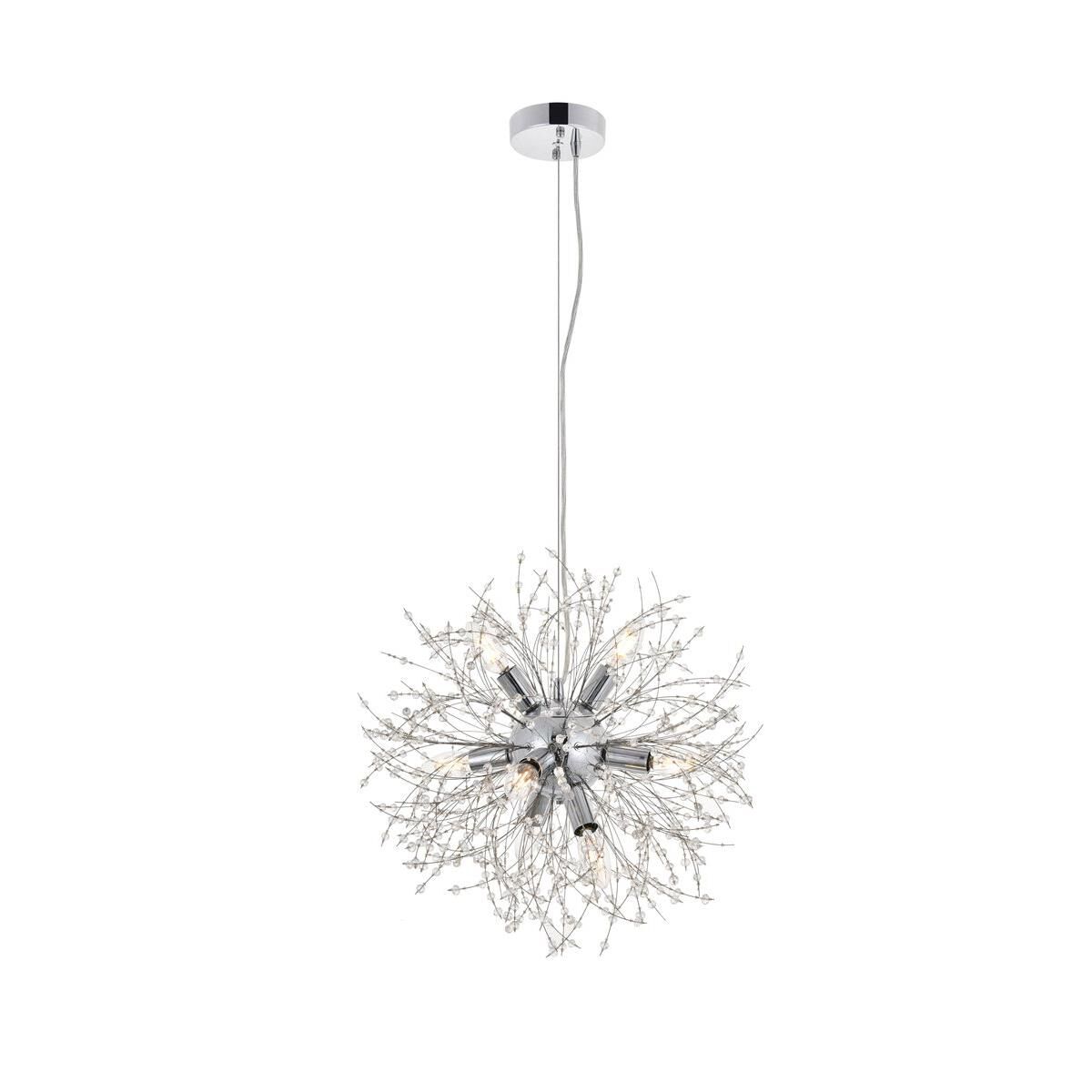 Flores 20 Inch Large Pendant by Elegant Lighting