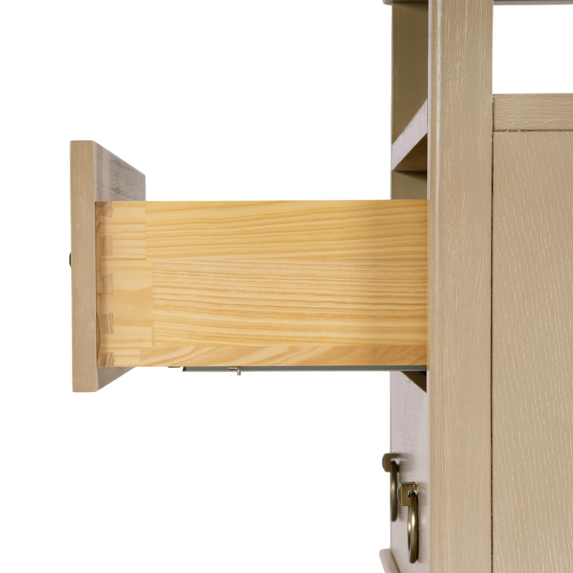 Shown in Antique Beige Gray finish