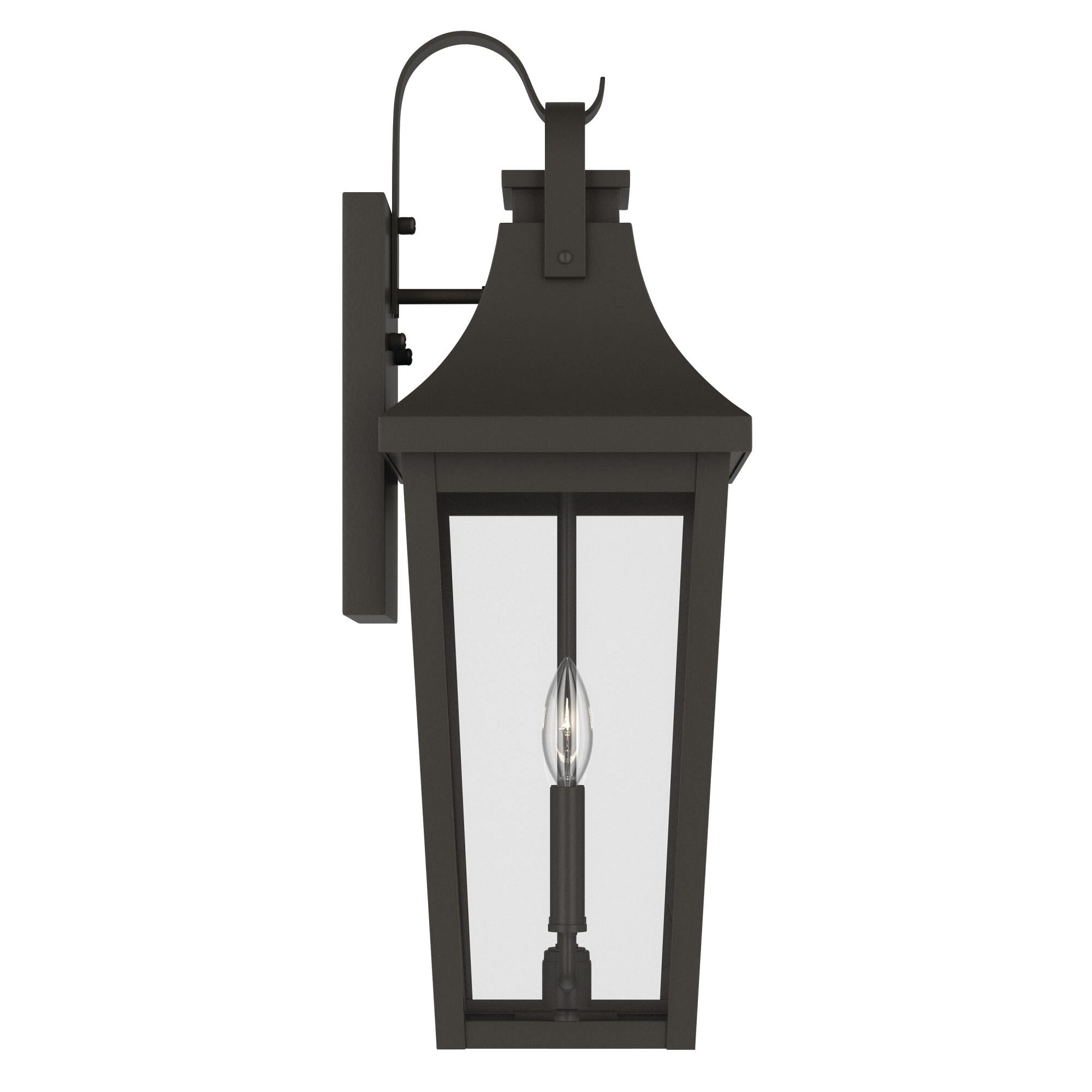 Shown in Olde Bronze finish and Clear glass