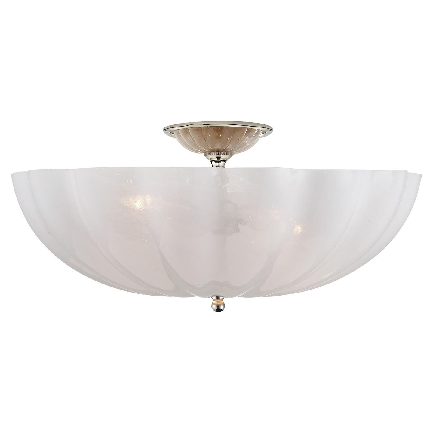 AERIN Rosehill 21 Inch 4 Light Semi Flush Mount by Visual Comfort Signature Collection