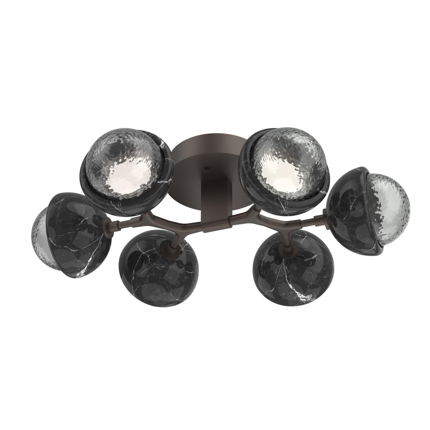 Levi Wilson Cabochon 27 Inch Flush Mount by Hammerton Studio