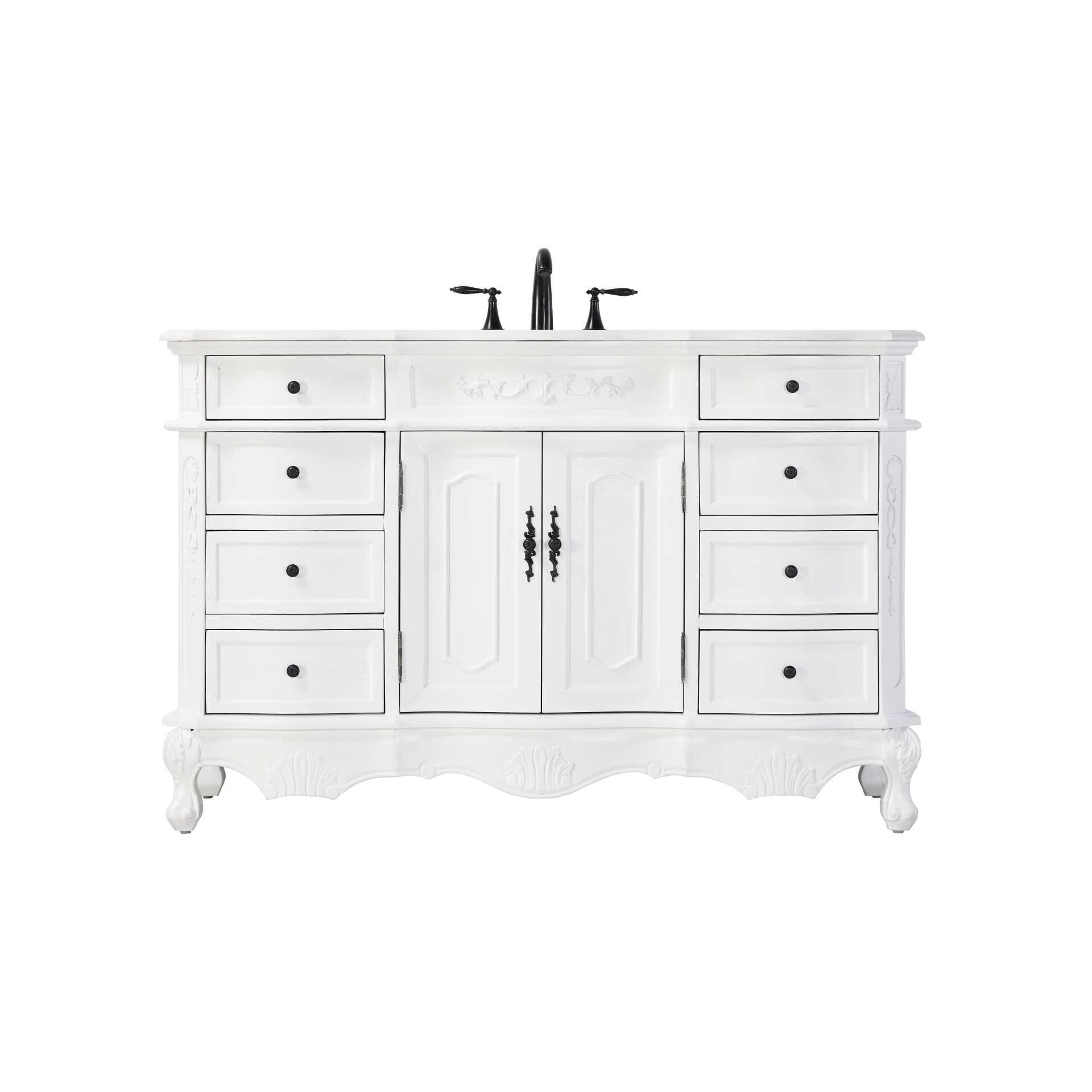 Shown in Antique White finish