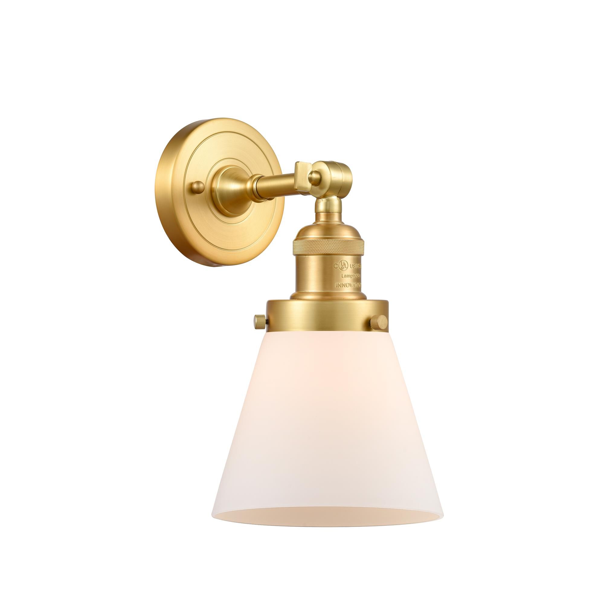 Bruno Marashlian Small Cone 10 Inch Wall Sconce by Innovations Lighting