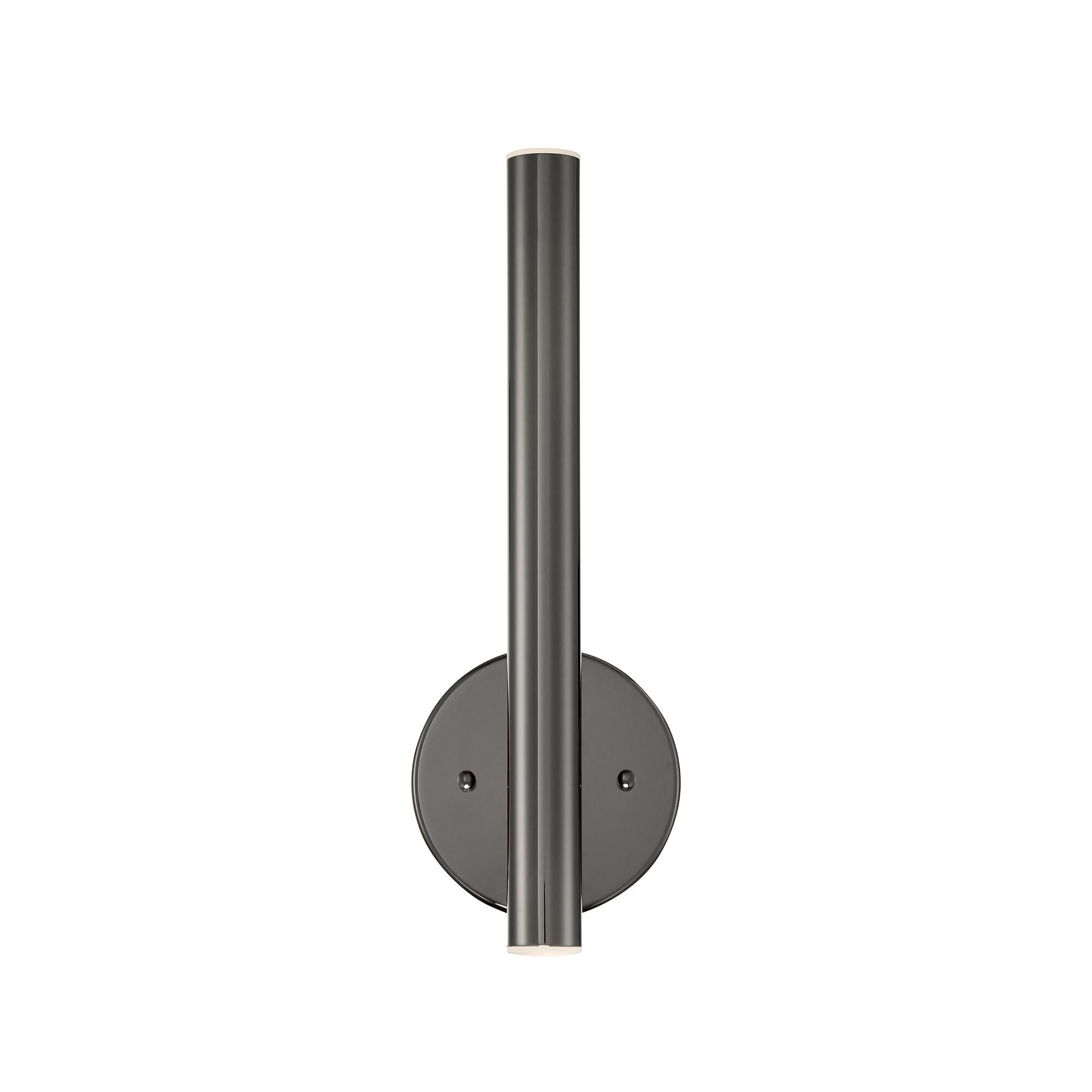 Shown in Pearl Black finish and Steel glass and Steel shade